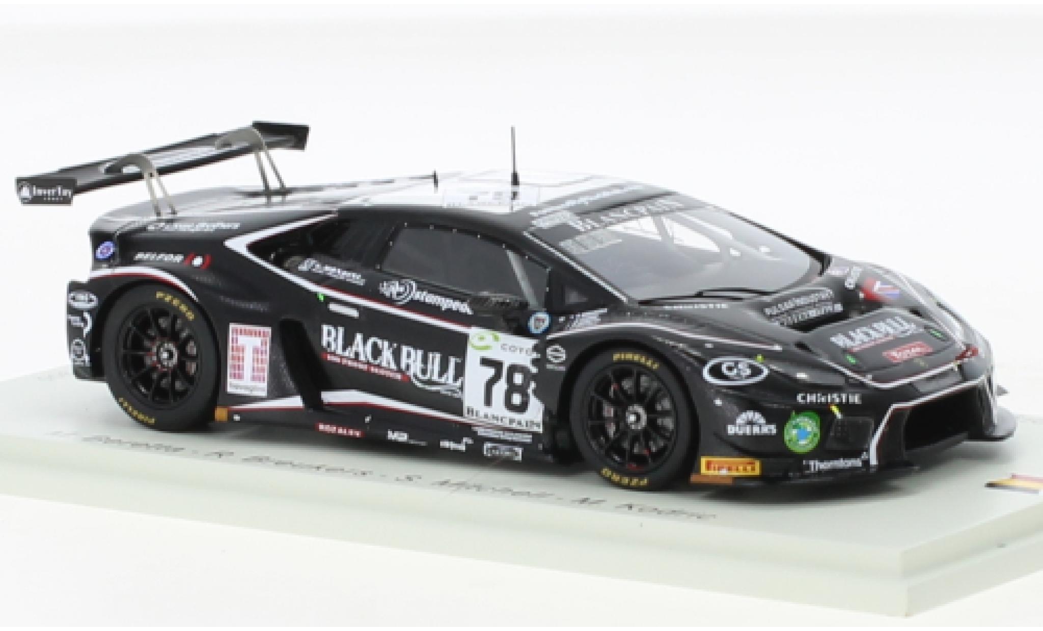 Lamborghini Huracan 1/43 Spark GT3 No.78 Barwell Motorsport 24h Spa 2018 modellino in miniatura