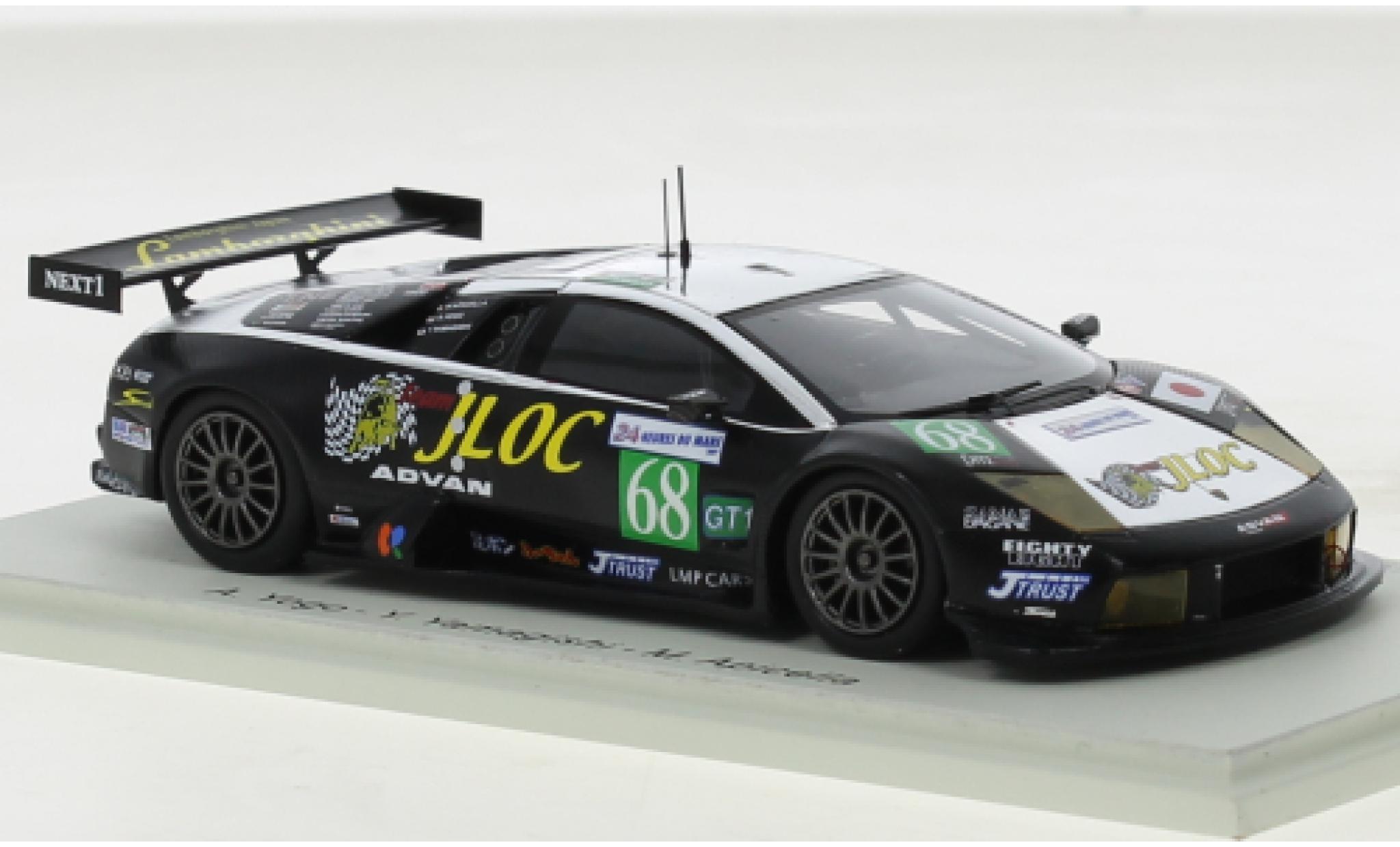 Lamborghini Murcielago 1/43 Spark R-GT LM No.68 JLOC 24h Le Mans 2009 modellino in miniatura