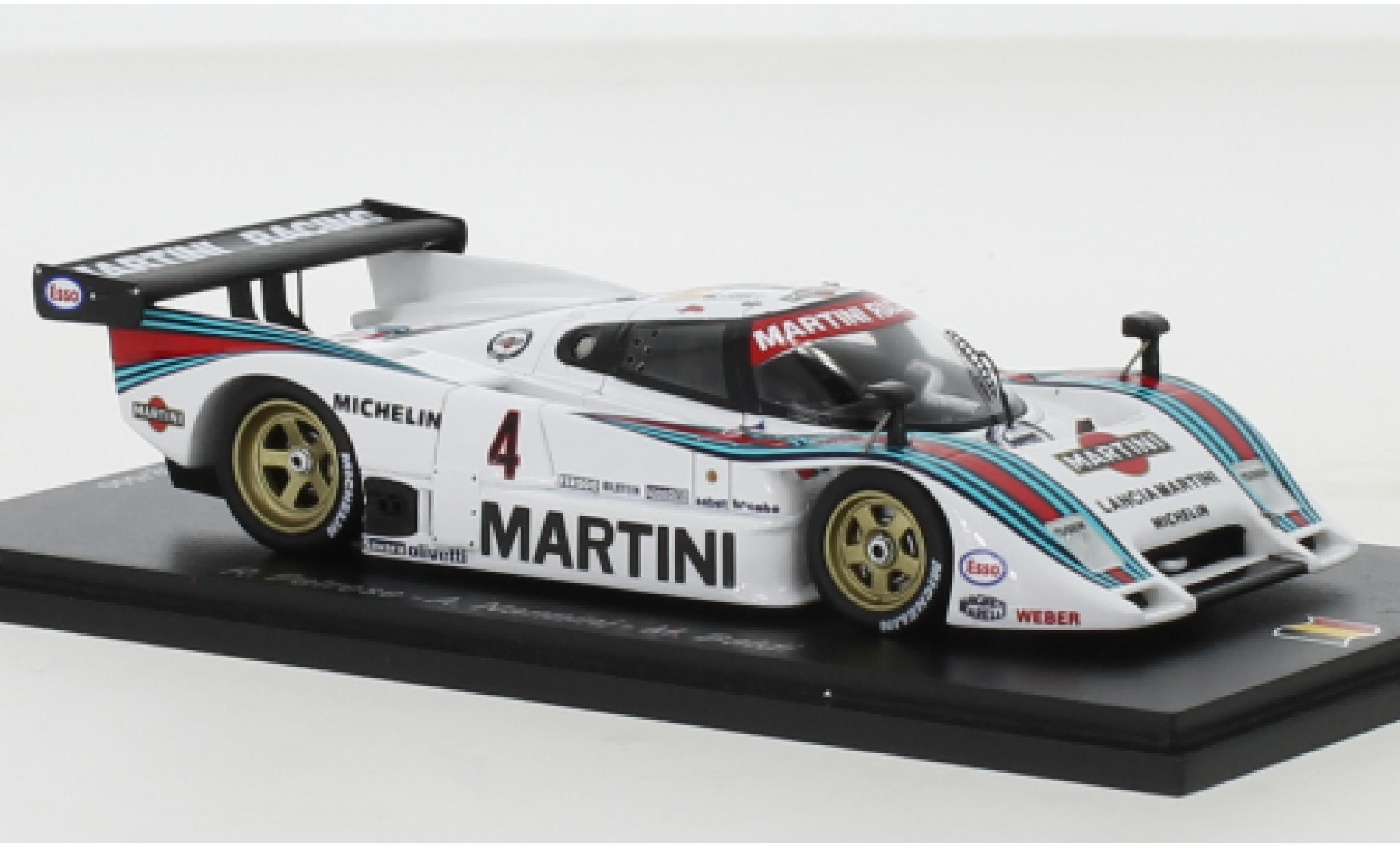 Lancia LC2 1/43 Spark No.4 Martini Martini 1000 Km Spa 1985 modellino in miniatura