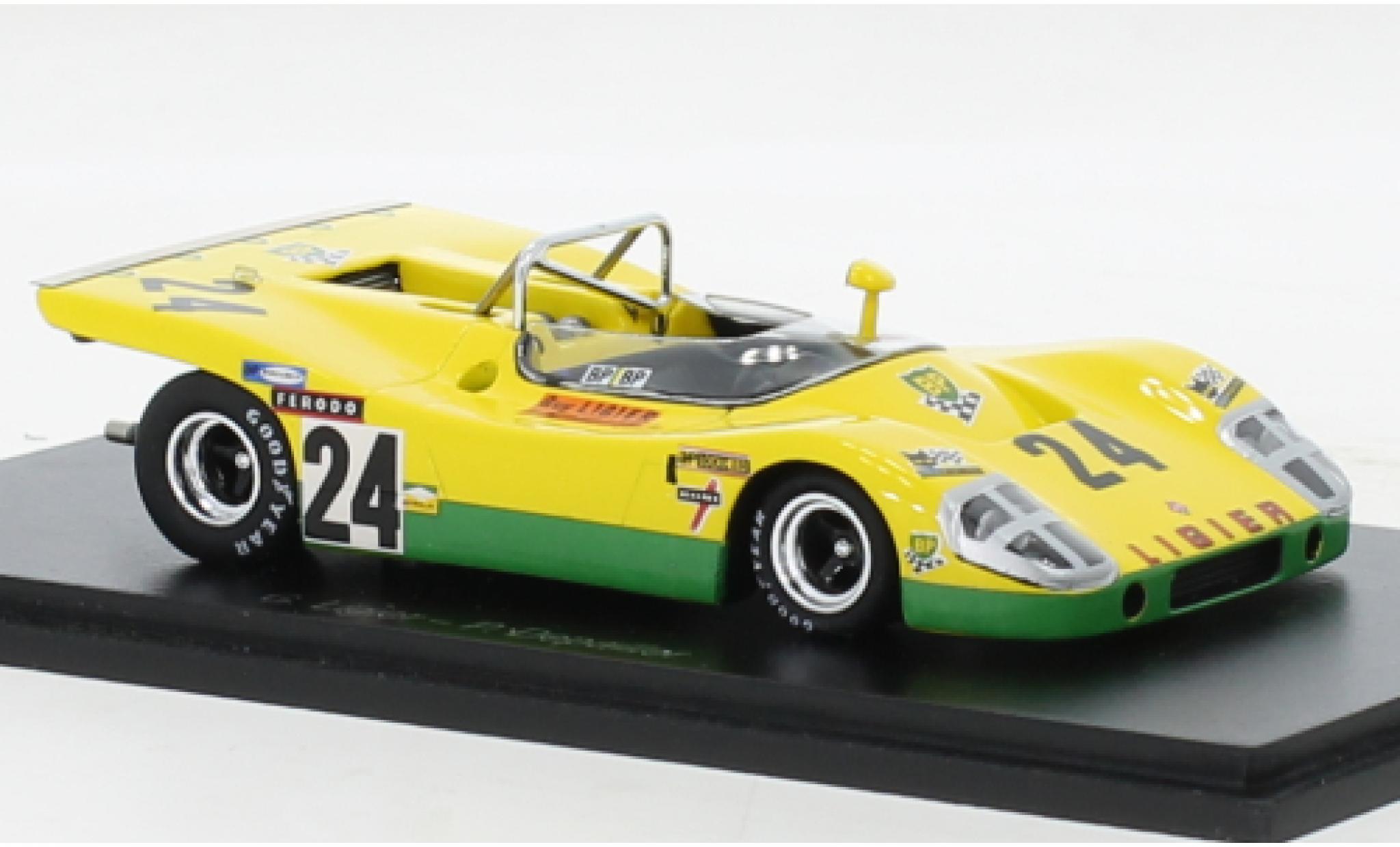Ligier JS3 1/43 Spark RHD No.24 24h Le Mans 1971 modellino in miniatura