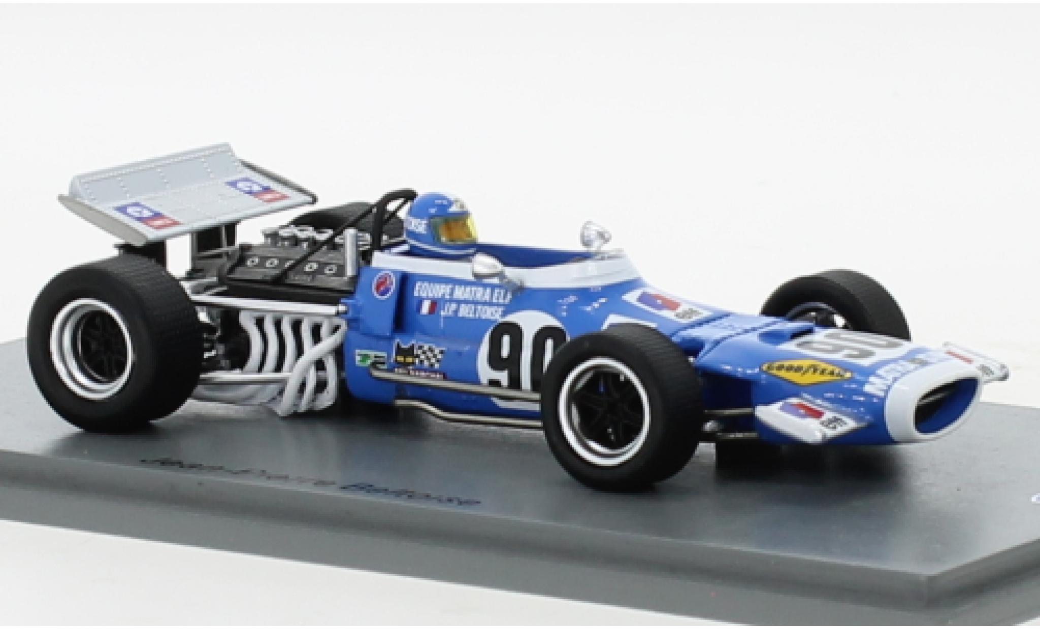 Matra MS1 1/43 Spark 1-12 No.90 Formel 2 Cote du Mont Dore 1970 modellino in miniatura
