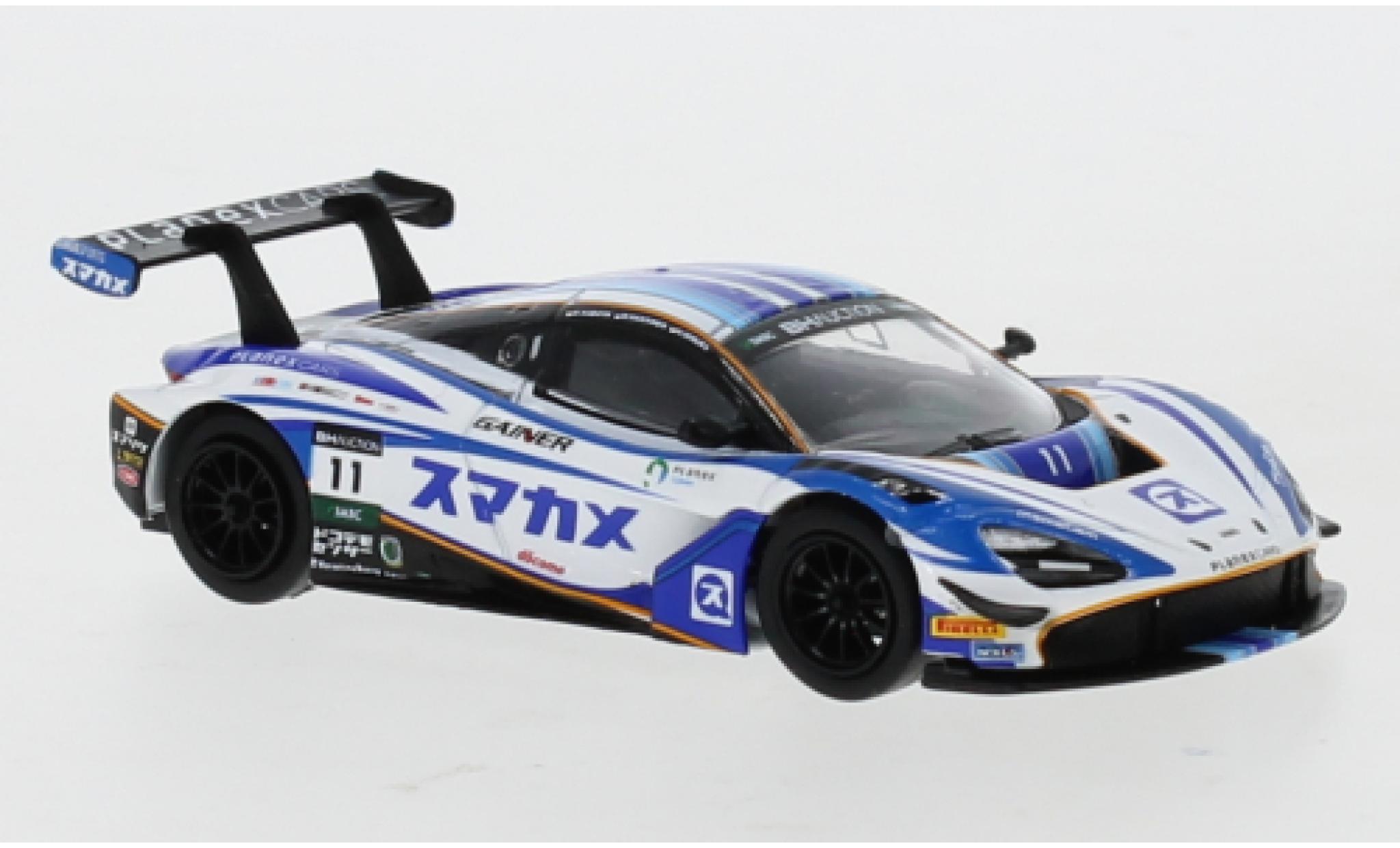 McLaren 720 1/64 Spark S GT3 No.11 Planex Smacam Racing 10H Suzuka 2019 modellino in miniatura