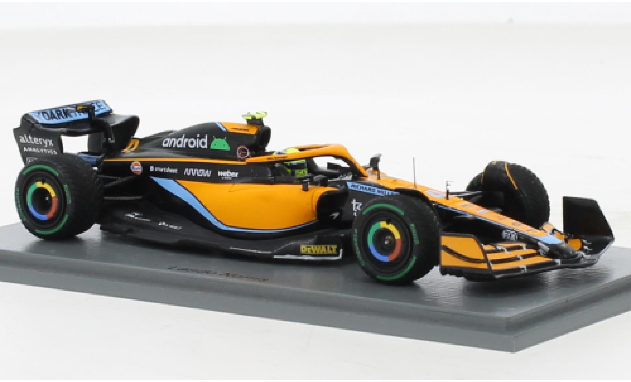 McLaren F1 1/43 Spark MCL36 No.4 Team Formel 1 GP Emilia-Romagna 2022 modellino in miniatura