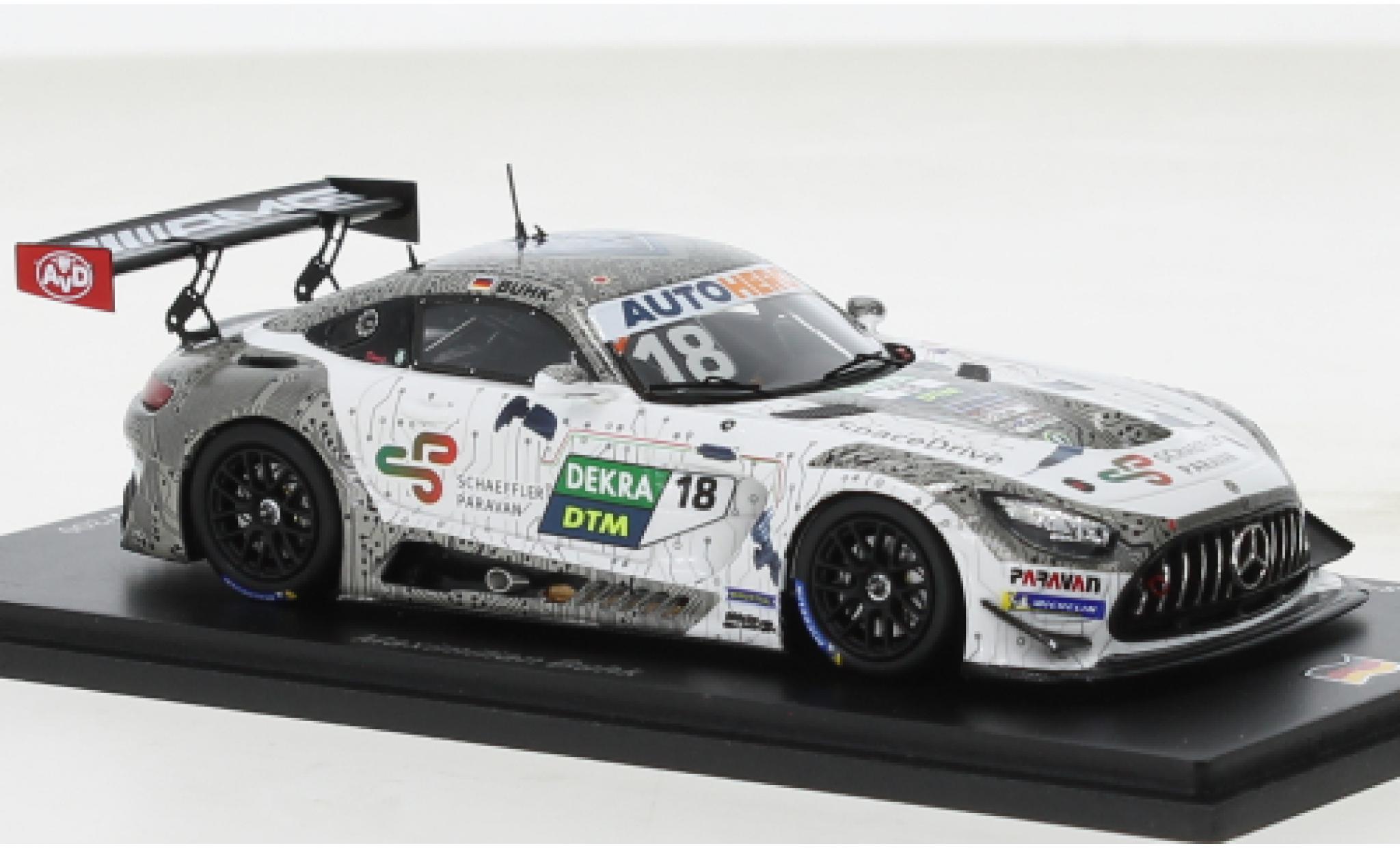 Mercedes AMG GT 1/43 Spark 3 No.18 AMG Team Mücke DTM 2021 modellino in miniatura