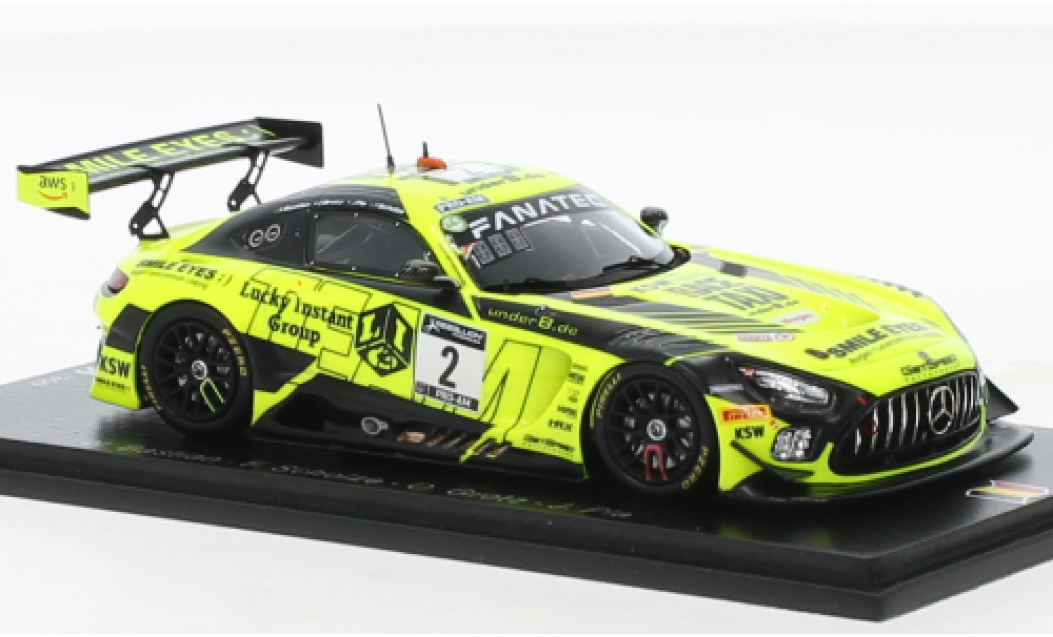 Mercedes AMG GT 1/43 Spark 3 No.2 GetSpeed Performance 24h Spa 2021 modellino in miniatura