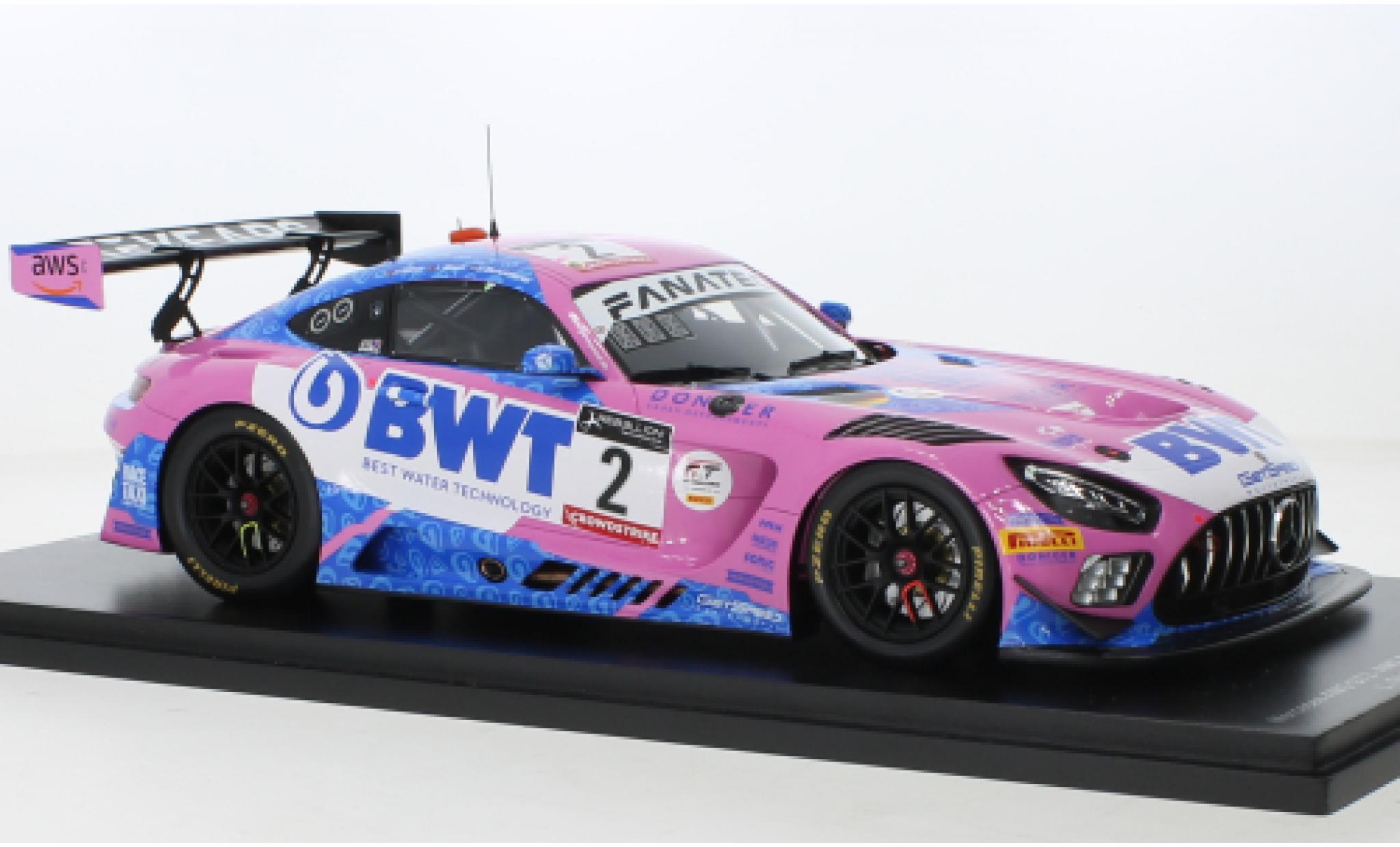 Mercedes AMG GT 1/43 Spark 3 No.2 Team GetSpeed BWT 24h Spa 2022 modellino in miniatura