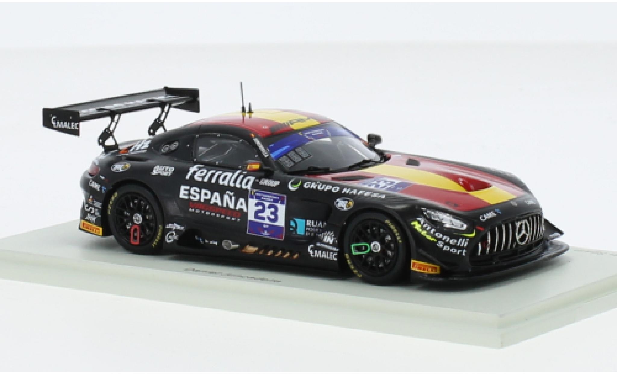 Mercedes AMG GT 1/43 Spark 3 No.23 Team Spain FIA Motorsport Games GT Sprint Cup Paul Ricard 2022 modellino in miniatura