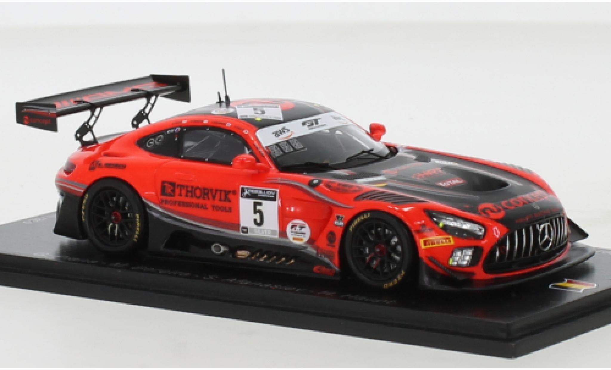 Mercedes AMG GT 1/43 Spark 3 No.5 AMG Team HRT 24h Spa 2020 modellino in miniatura