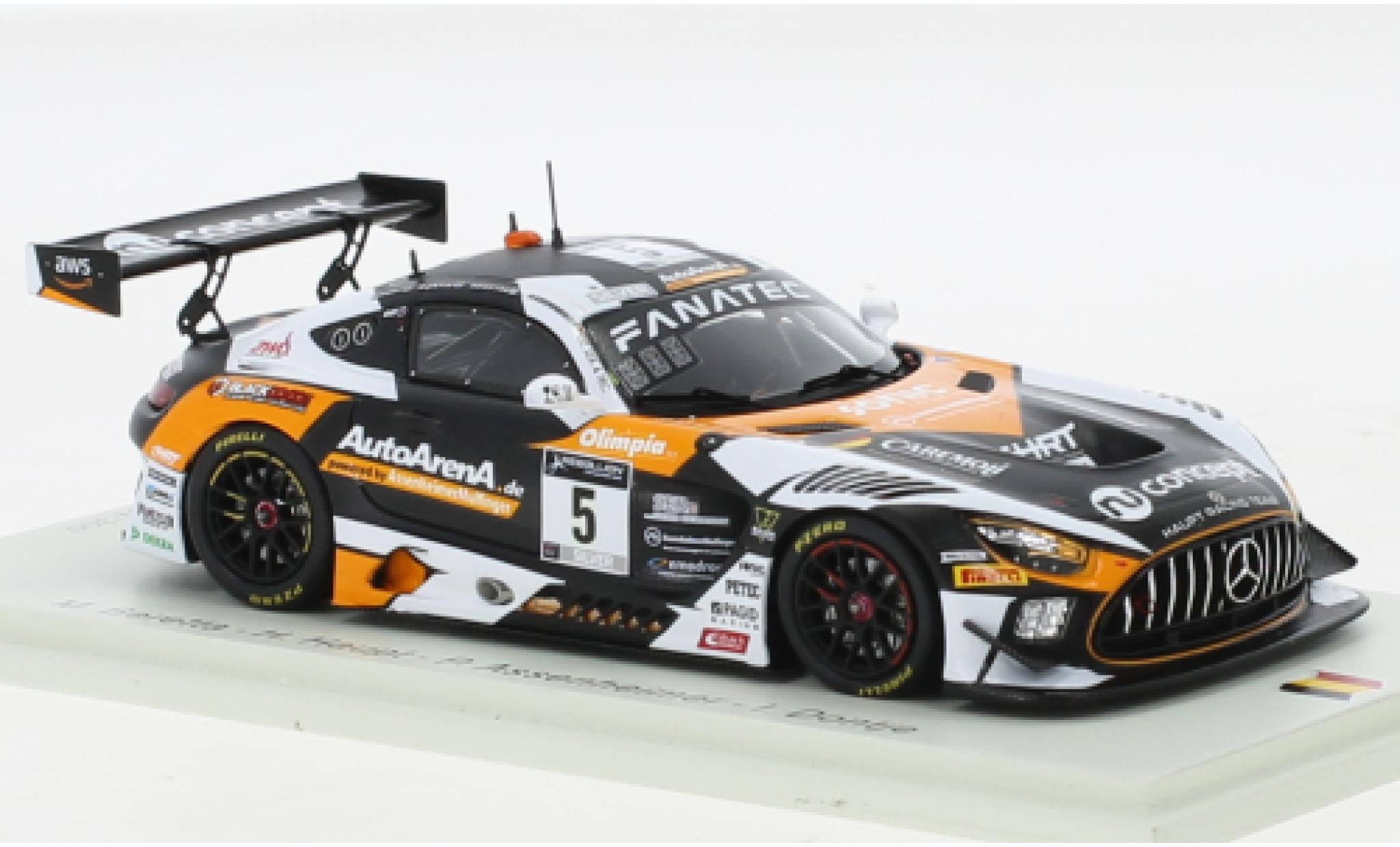 Mercedes AMG GT 1/43 Spark 3 No.5 HRT 24h Spa 2021 modellino in miniatura