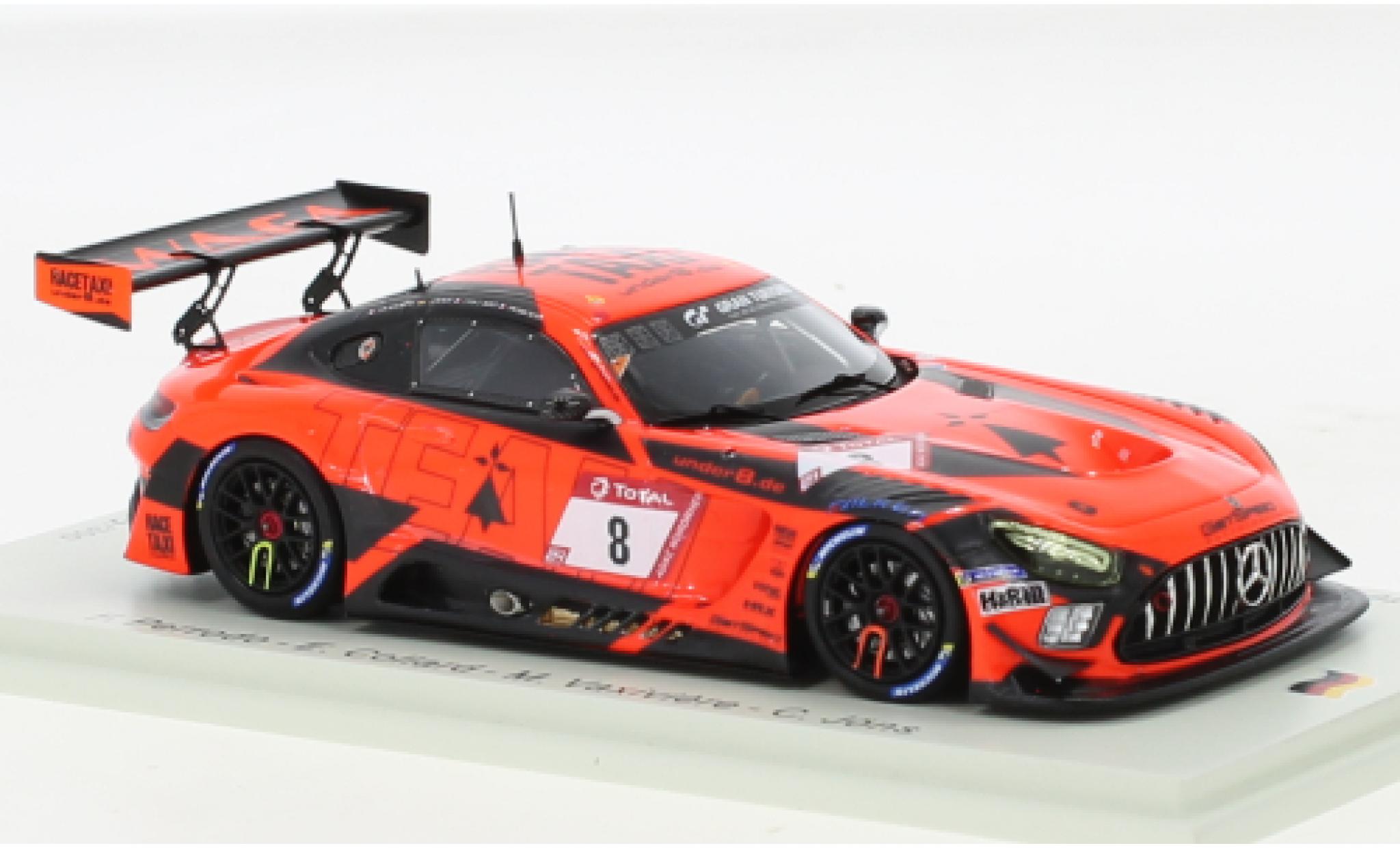 Mercedes AMG GT 1/43 Spark 3 No.8 GetSpeed Performance 24h Nuerburgring 2020 modellino in miniatura