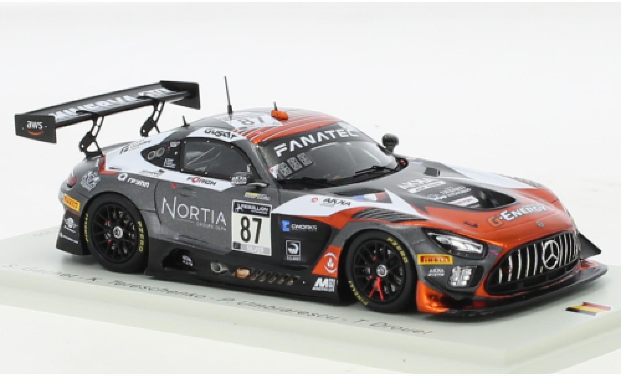 Mercedes AMG GT 1/43 Spark 3 No.87 AKKA ASP 24h Spa 2021 modellino in miniatura