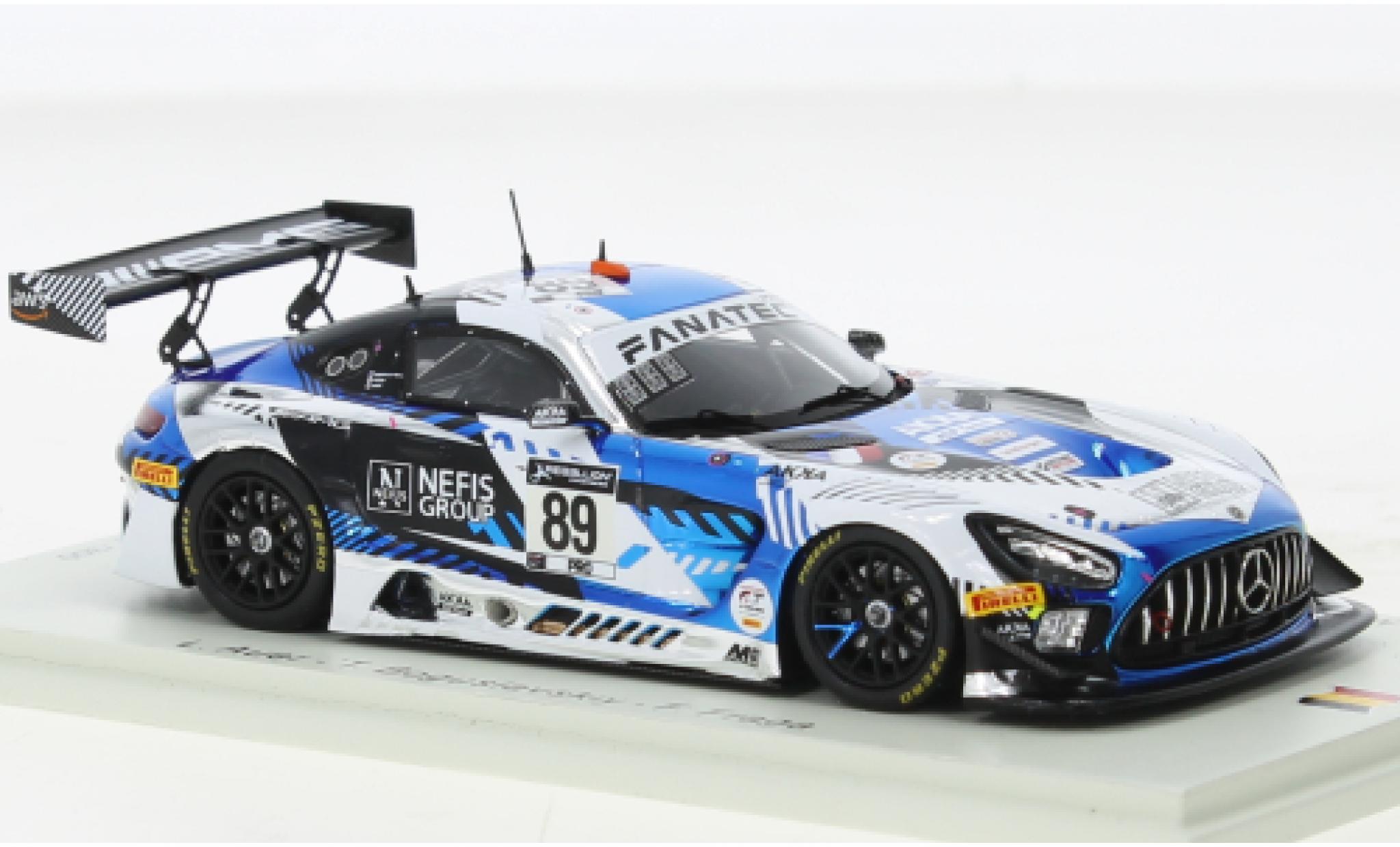 Mercedes AMG GT 1/43 Spark 3 No.89 AKKA ASP 24h Spa 2021 modellino in miniatura