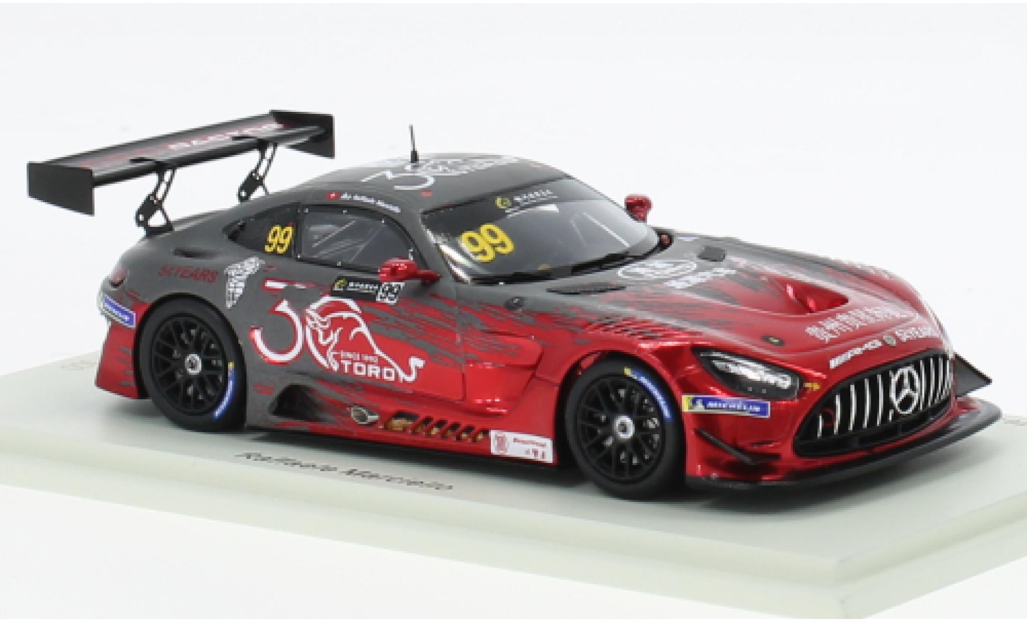 Mercedes AMG GT 1/43 Spark 3 No.99 Toro Racing GT Cup Macau 2022 modellino in miniatura