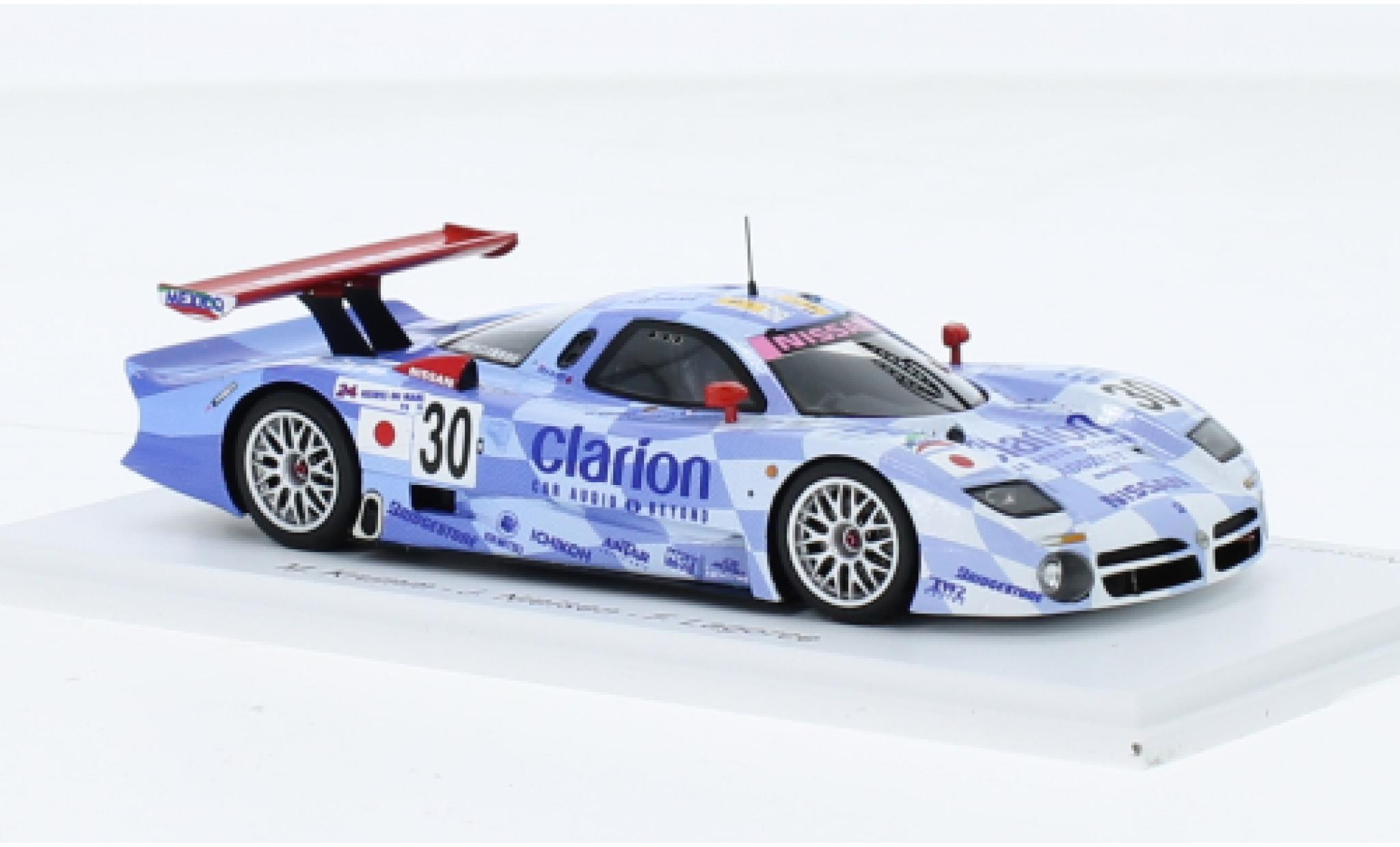 Nissan R390 1/43 Spark GT1 RHD No.30 Motorsports 24h Le Mans 1998 modellino in miniatura