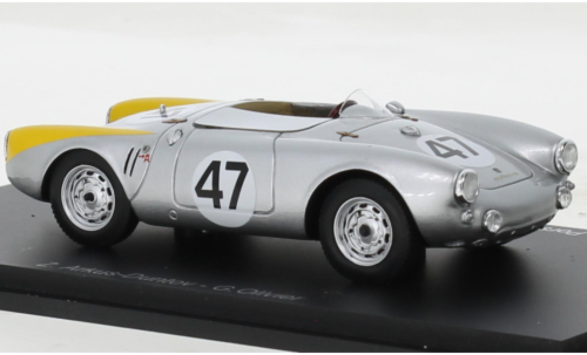 Porsche 550 1/43 Spark No.47 24h Le Mans 1954 modellino in miniatura