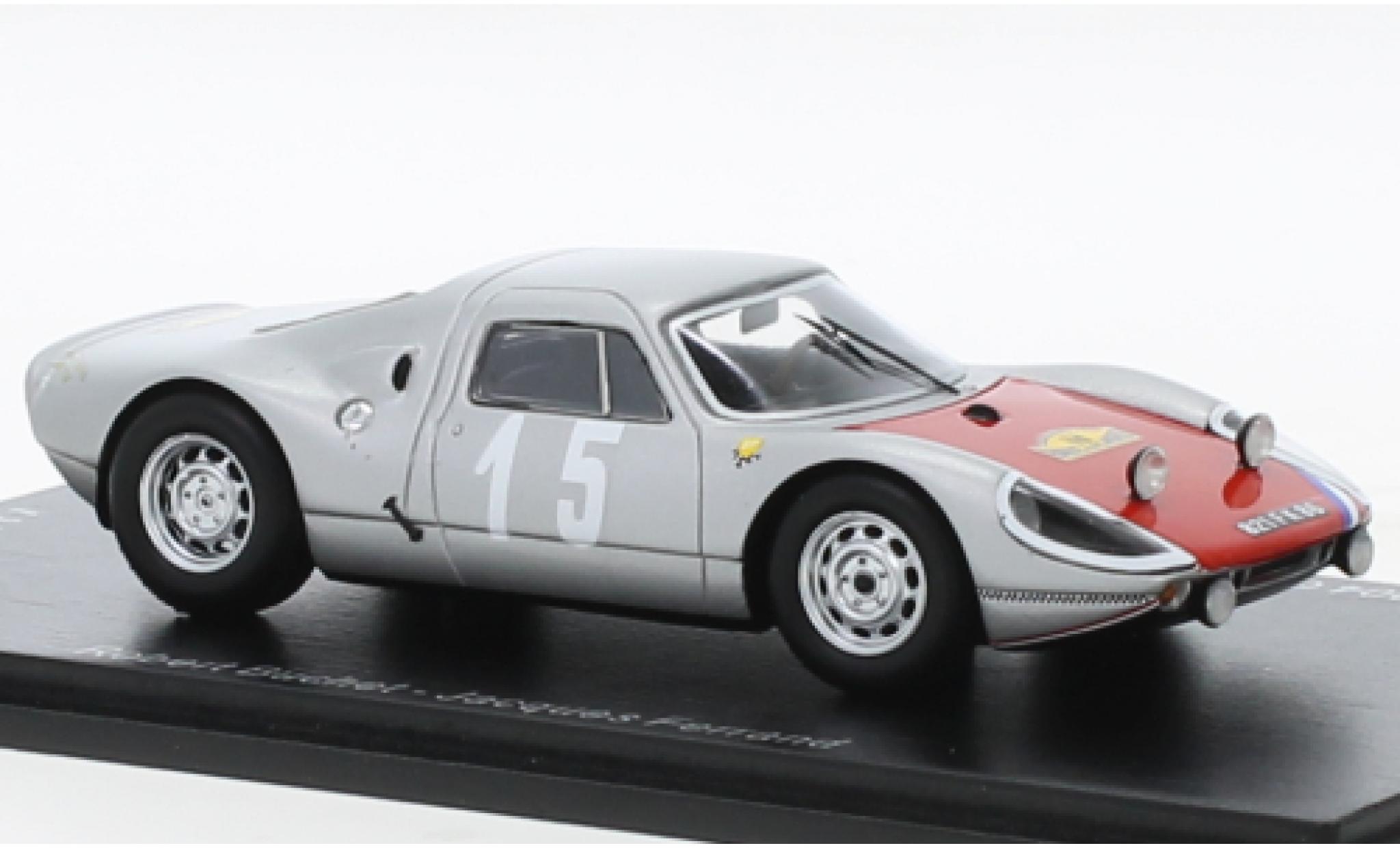Porsche 904 1/43 Spark GTS No.15 Rallye - Routes du Nord 1966 modellino in miniatura