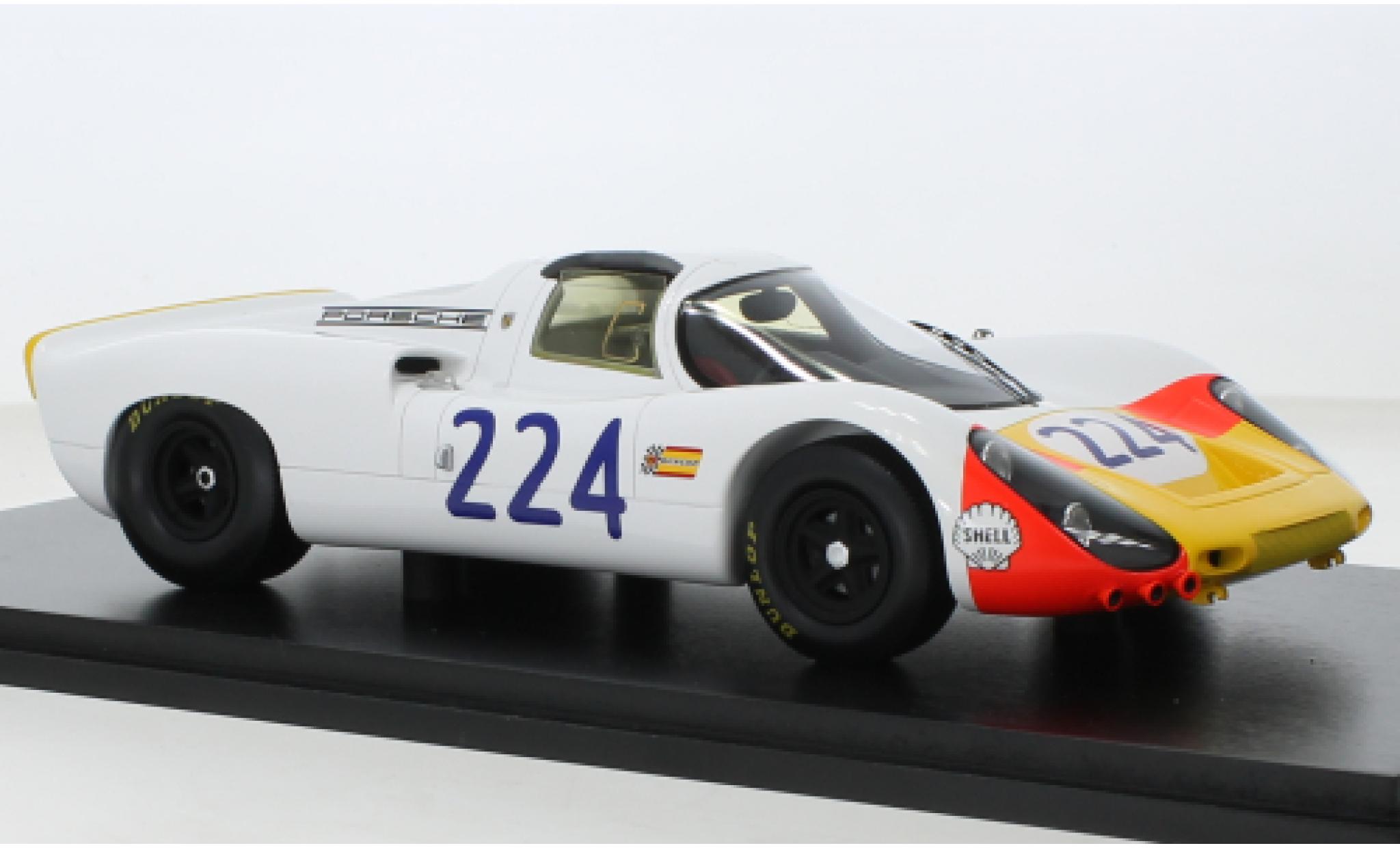 Porsche 907 1/18 Spark No.224 Targa Florio 1968 modellino in miniatura