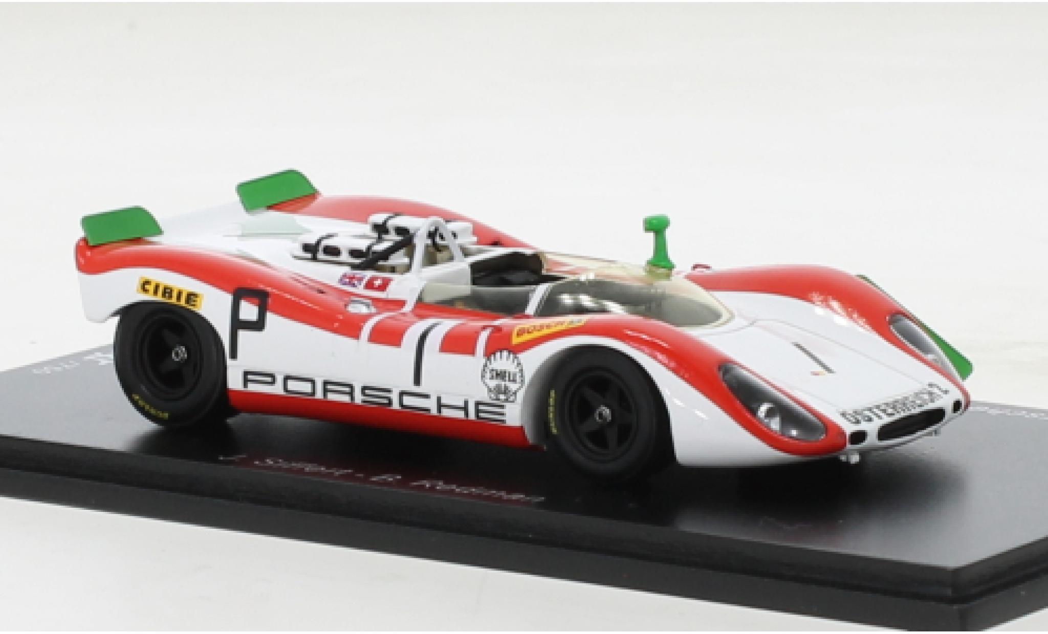 Porsche 908 1969 1/43 Spark -2 RHD No.1 1000 Km Nürburgring modellino in miniatura