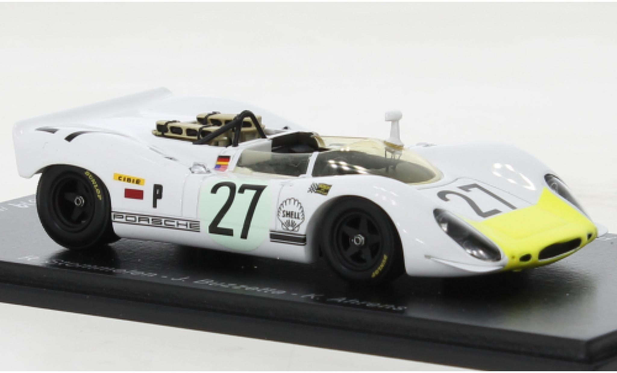 Porsche 908 1969 1/43 Spark -2 RHD No.1 12h Sebring modellino in miniatura