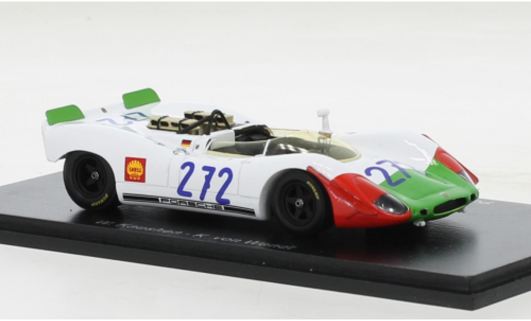 Porsche 908 1969 1/43 Spark -2 RHD No.272 Targa Florio modellino in miniatura