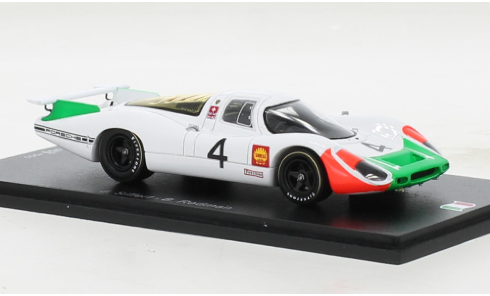 Porsche 908 1969 1/43 Spark LH RHD No.4 1000km Monza modellino in miniatura
