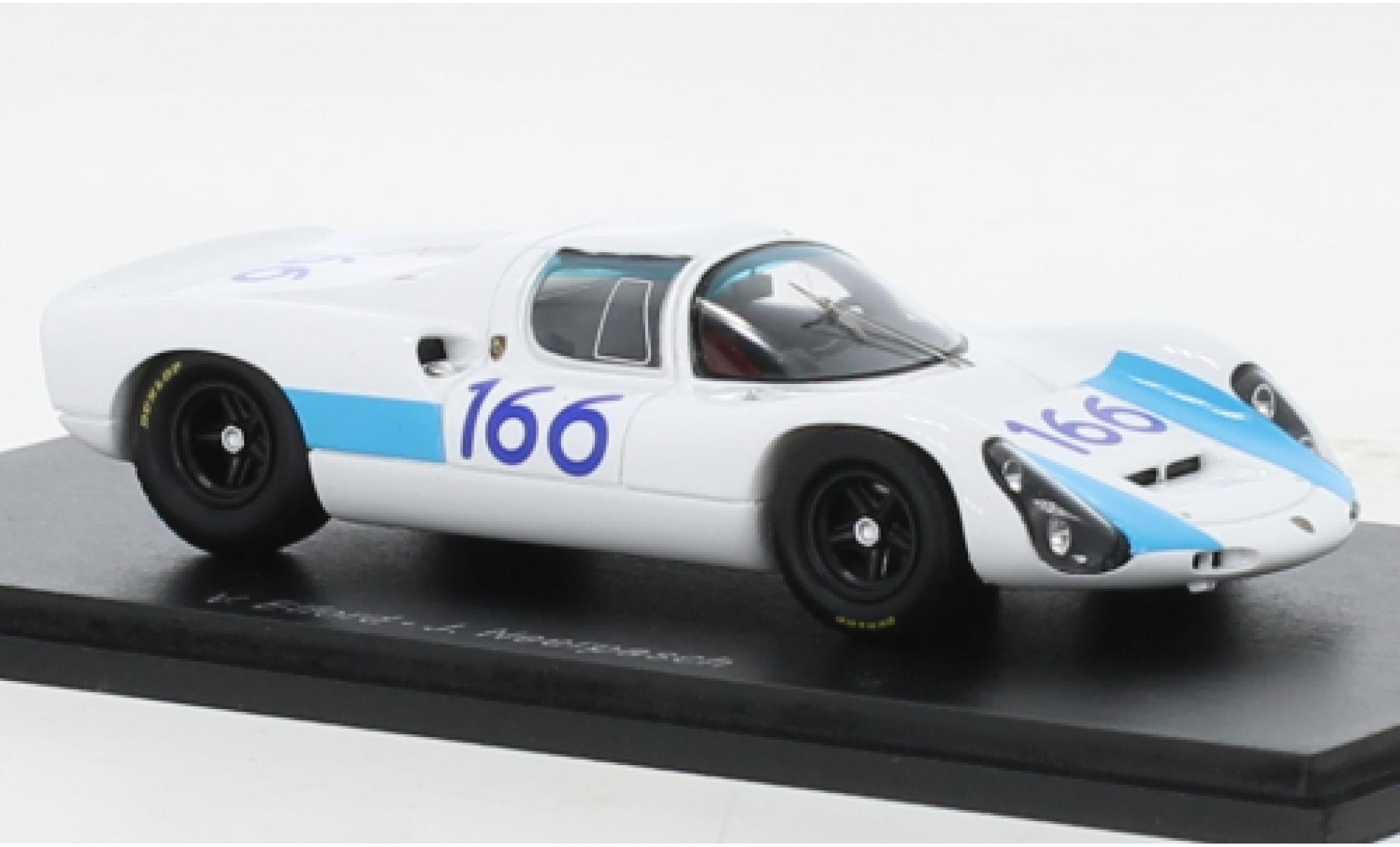 Porsche 910 1/43 Spark No.166 Targa Florio 1967 modellino in miniatura