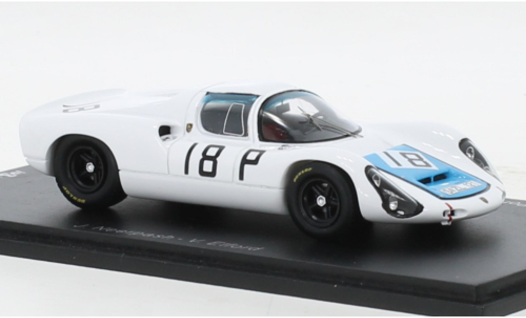 Porsche 910 1/43 Spark No.18 1000 Km Nürburgring 1967 modellino in miniatura