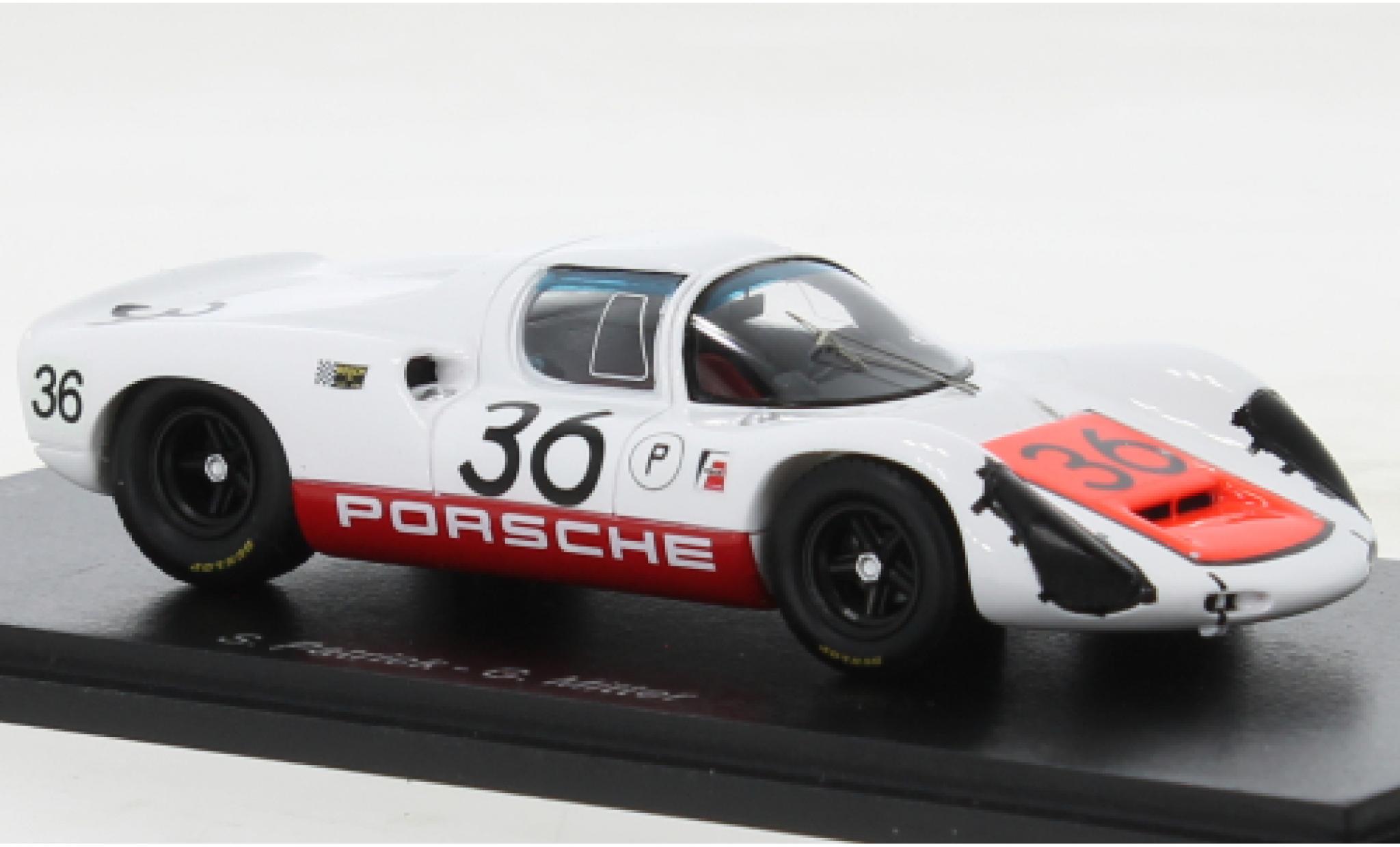 Porsche 910 1/43 Spark RHD No.36 12h Sebring 1967 modellino in miniatura