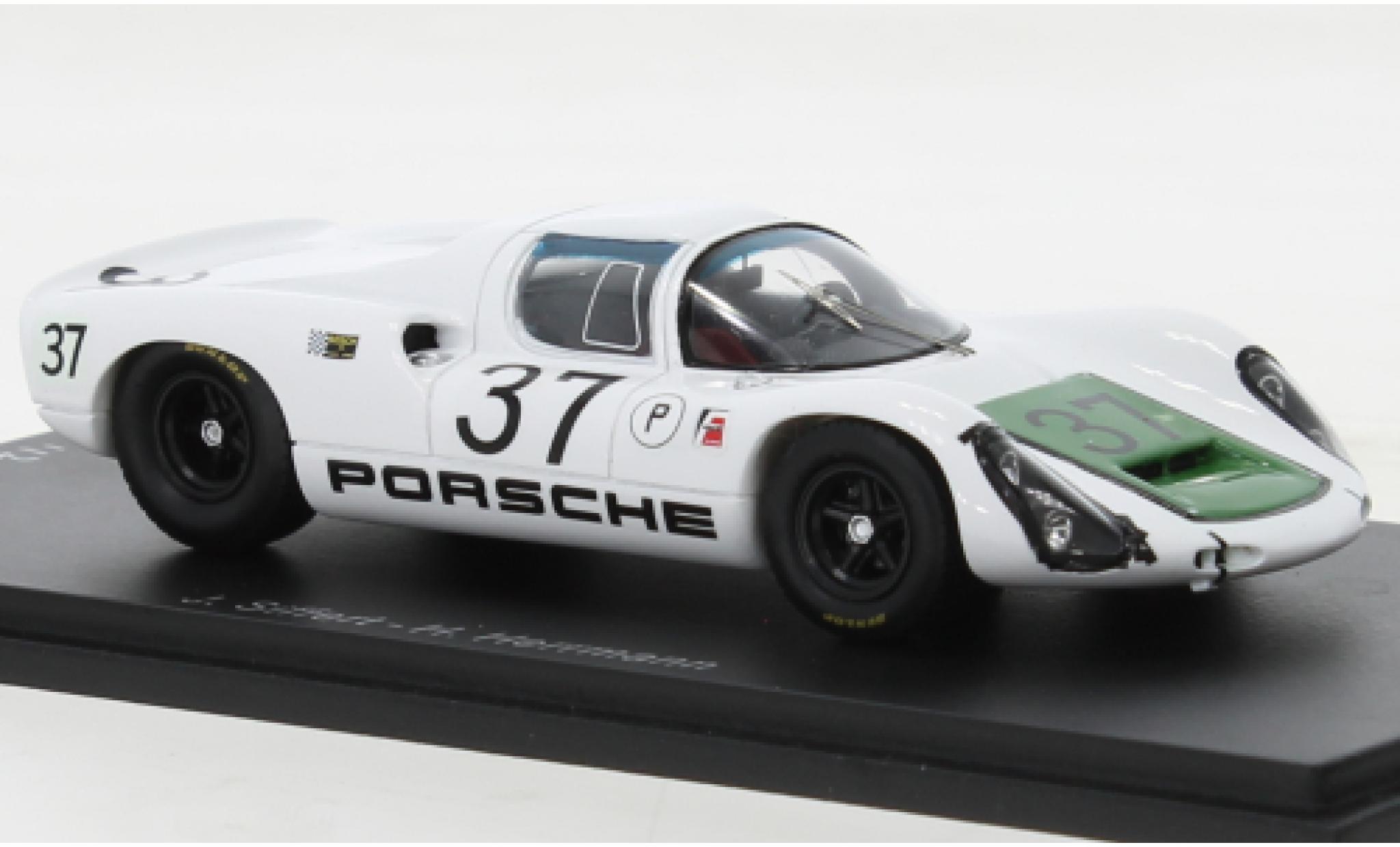 Porsche 910 1/43 Spark RHD No.37 12h Sebring 1967 modellino in miniatura