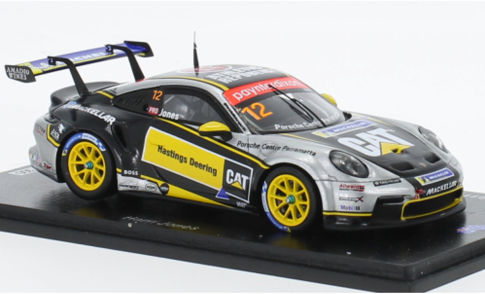 Porsche 991 GT3 Cup 1/43 Spark 911  No.12 CAT Carrera Cup Australia 2022 modellino in miniatura