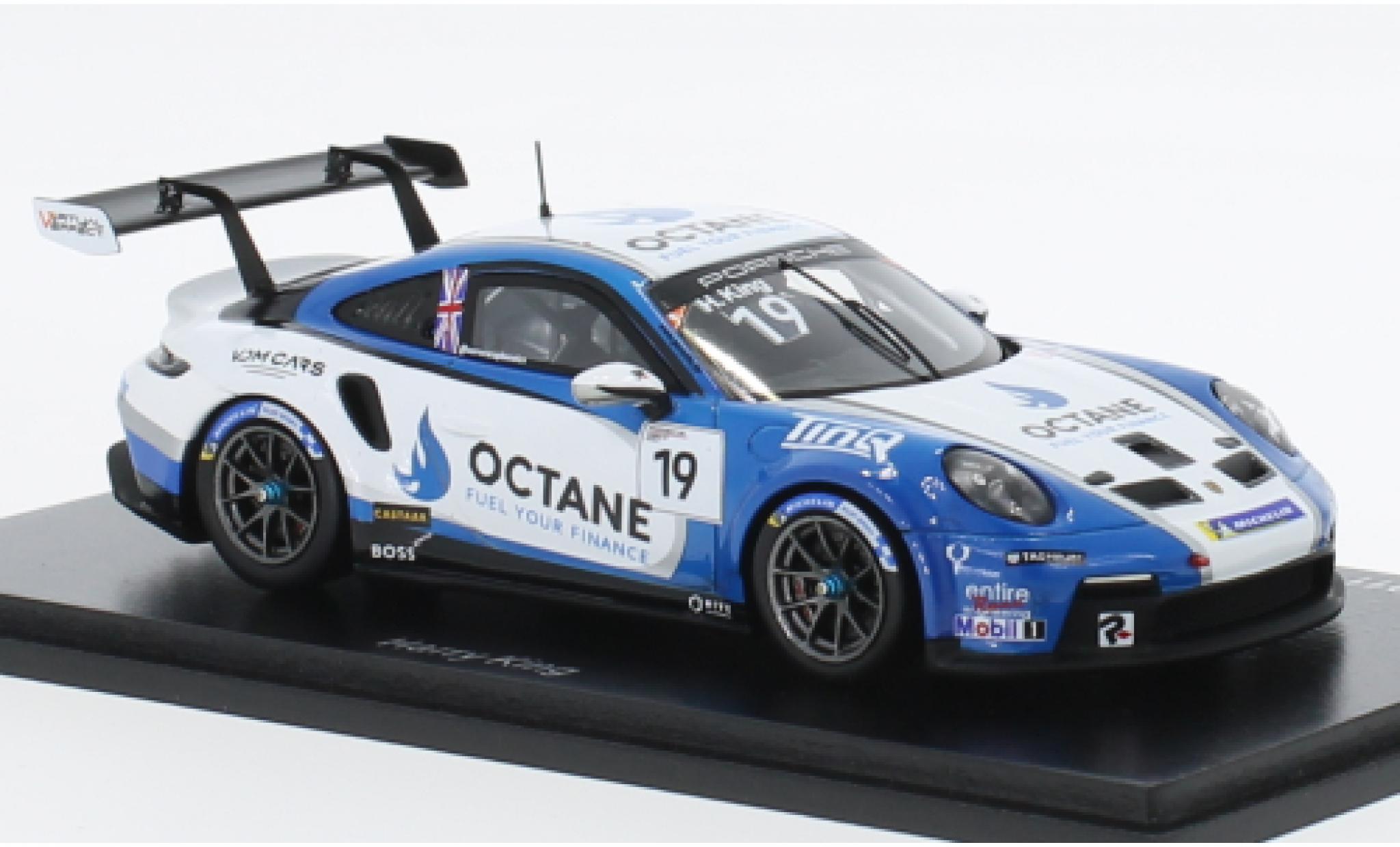Porsche 991 GT3 Cup 1/43 Spark 911  No.19 Carrera Cup Benelux 2022 modellino in miniatura