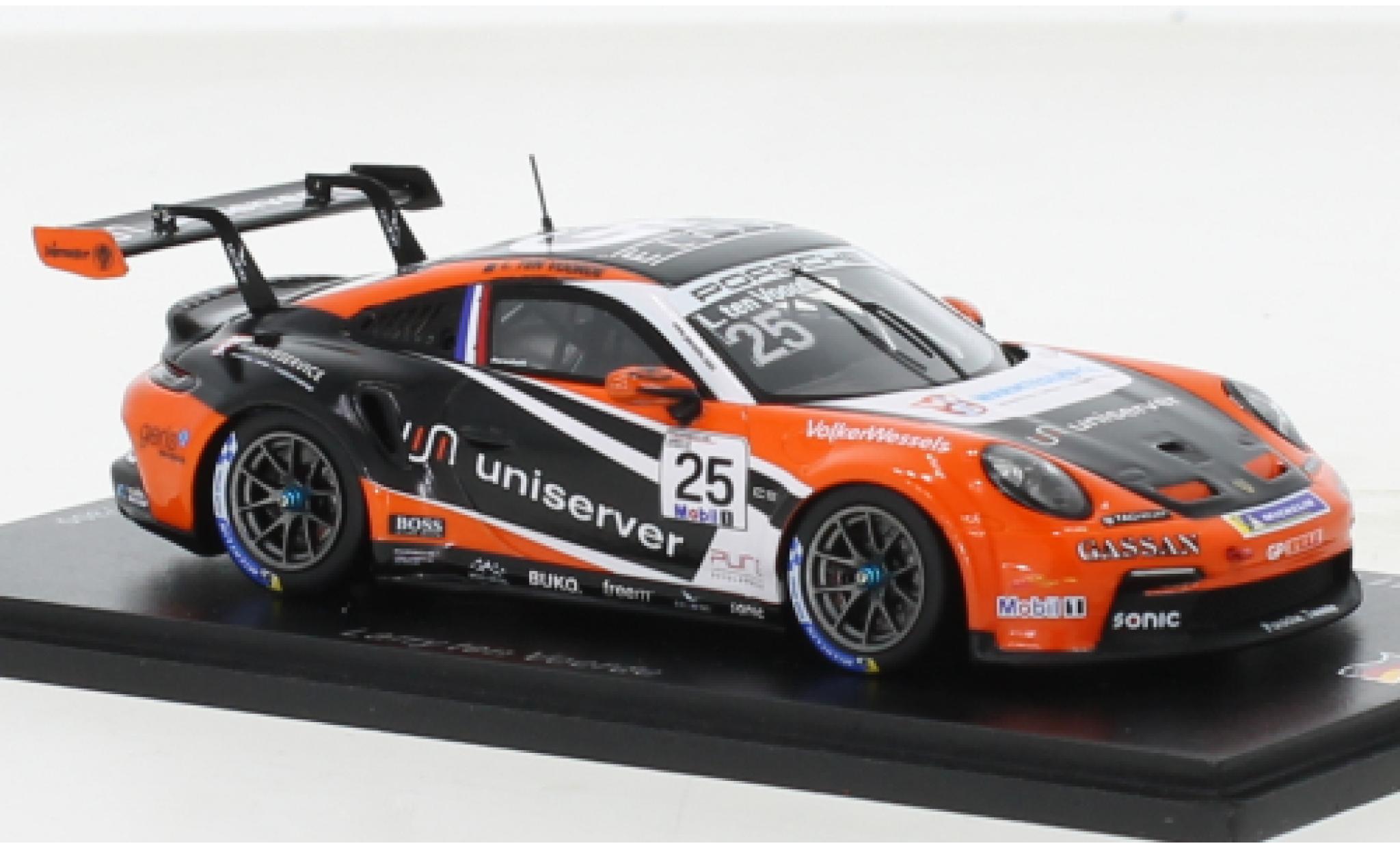 Porsche 991 GT3 Cup 1/43 Spark 911  No.25 Carrera Cup Deutschland 2021 modellino in miniatura