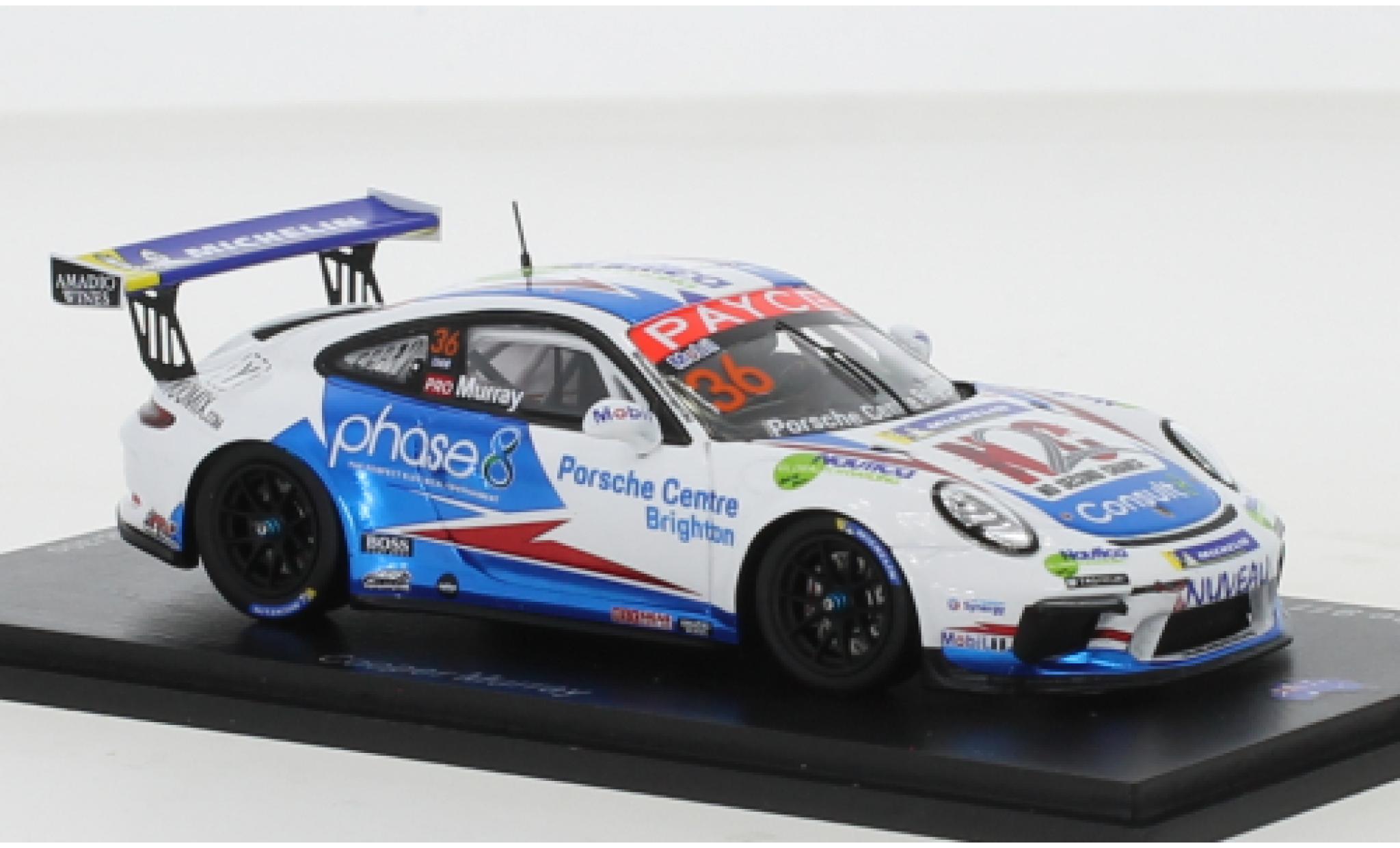Porsche 992 GT3 1/43 Spark 911 (991) Cup No.36 Carrera Cup Australia 2020 modellino in miniatura