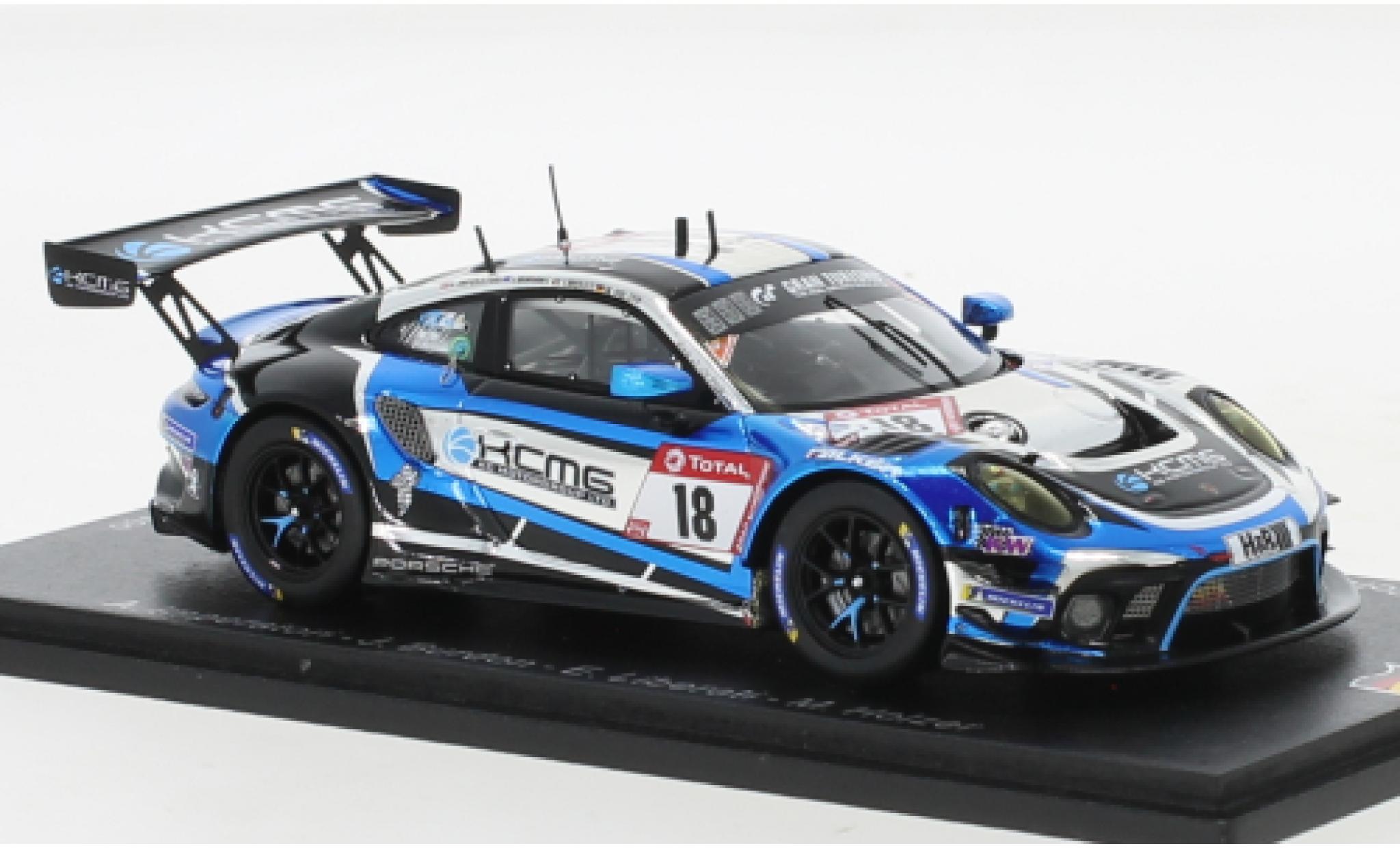 Porsche 991 GT3 R 1/43 Spark 911  No.18 KCMG 24h Nuerburgring 2021 modellino in miniatura