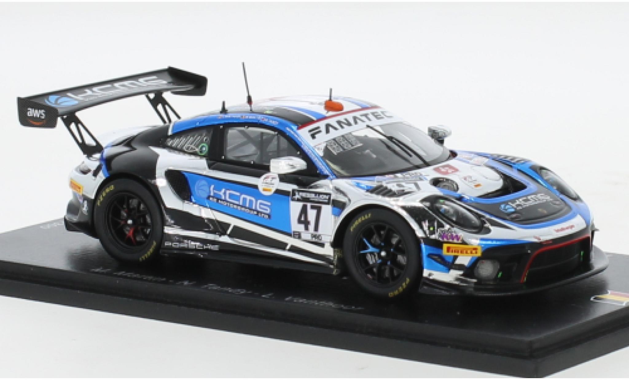 Porsche 991 GT3 R 1/43 Spark 911  No.47 KCMG 24h Spa 2021 modellino in miniatura