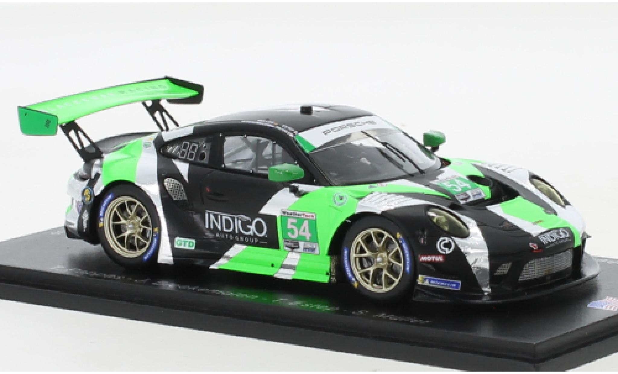 Porsche 992 GT3 R 1/43 Spark 911 (991) No.54 Black Swan Racing IMSA 24h Daytona 2020 modellino in miniatura