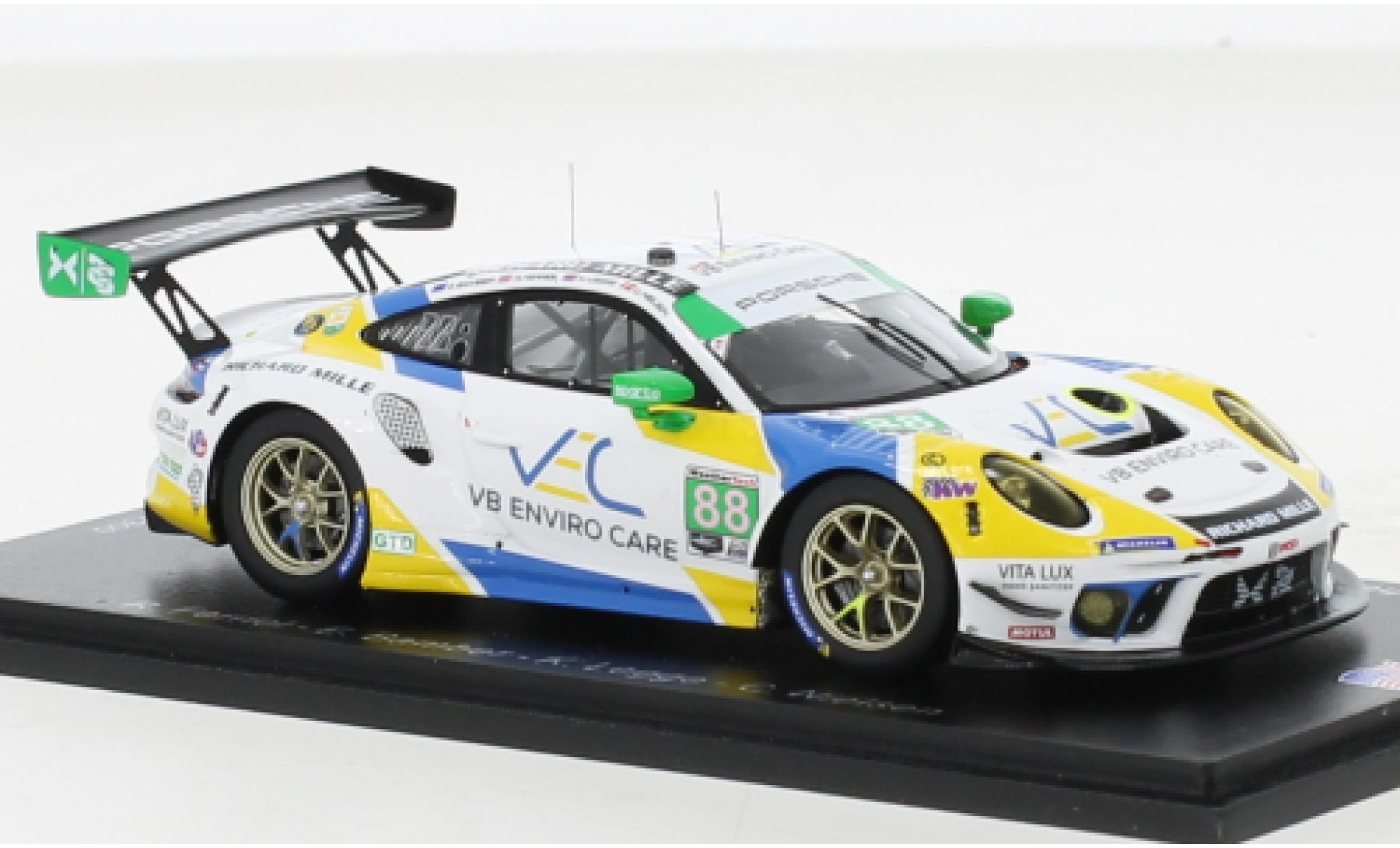 Porsche 991 GT3 R 1/43 Spark 911  No.88 Team Hardpoint EBM IMSA 24h Daytona 2021 modellino in miniatura