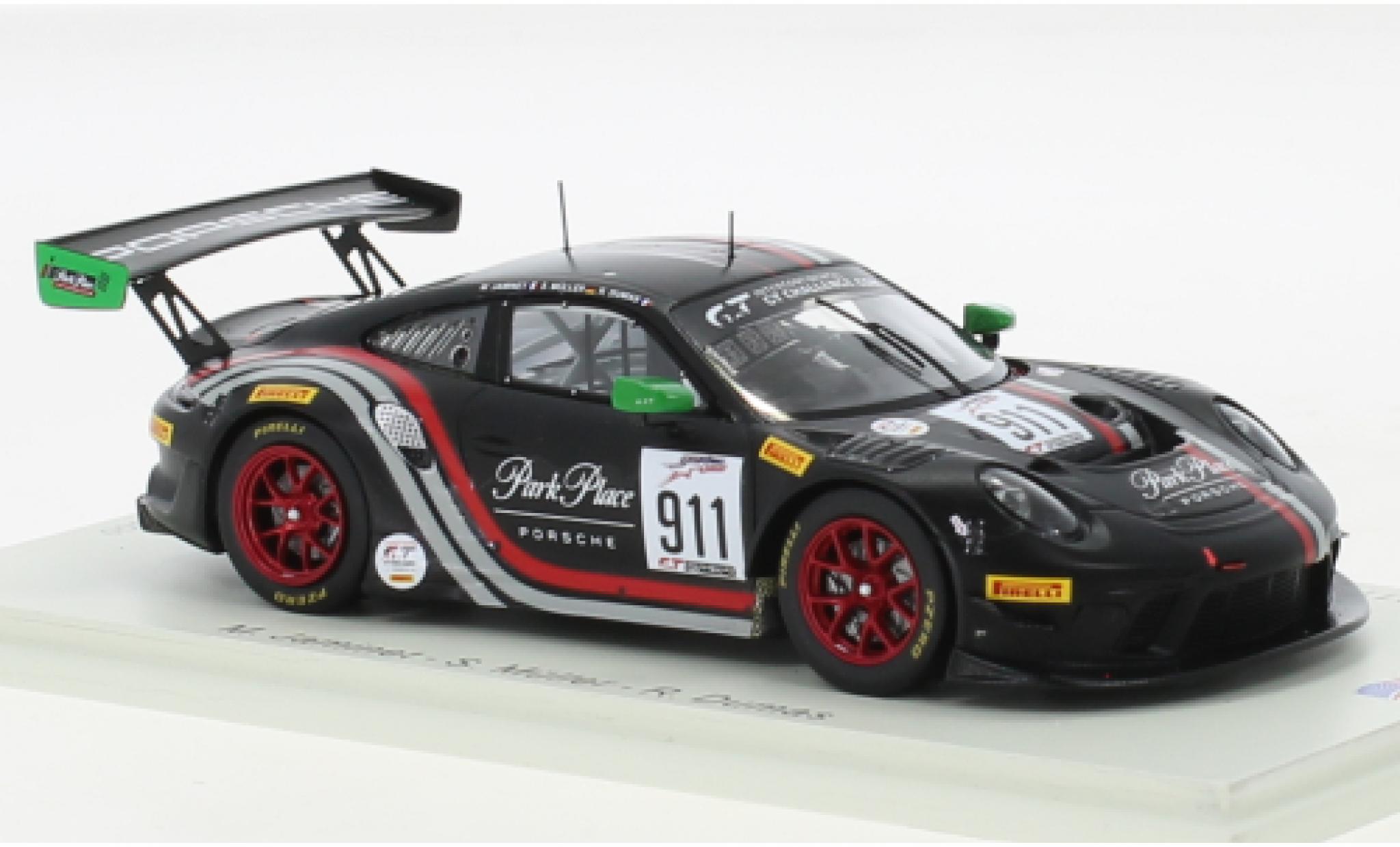 Porsche 992 GT3 R 1/43 Spark 911 (991) No.911 8h Kalifornien 2019 modellino in miniatura