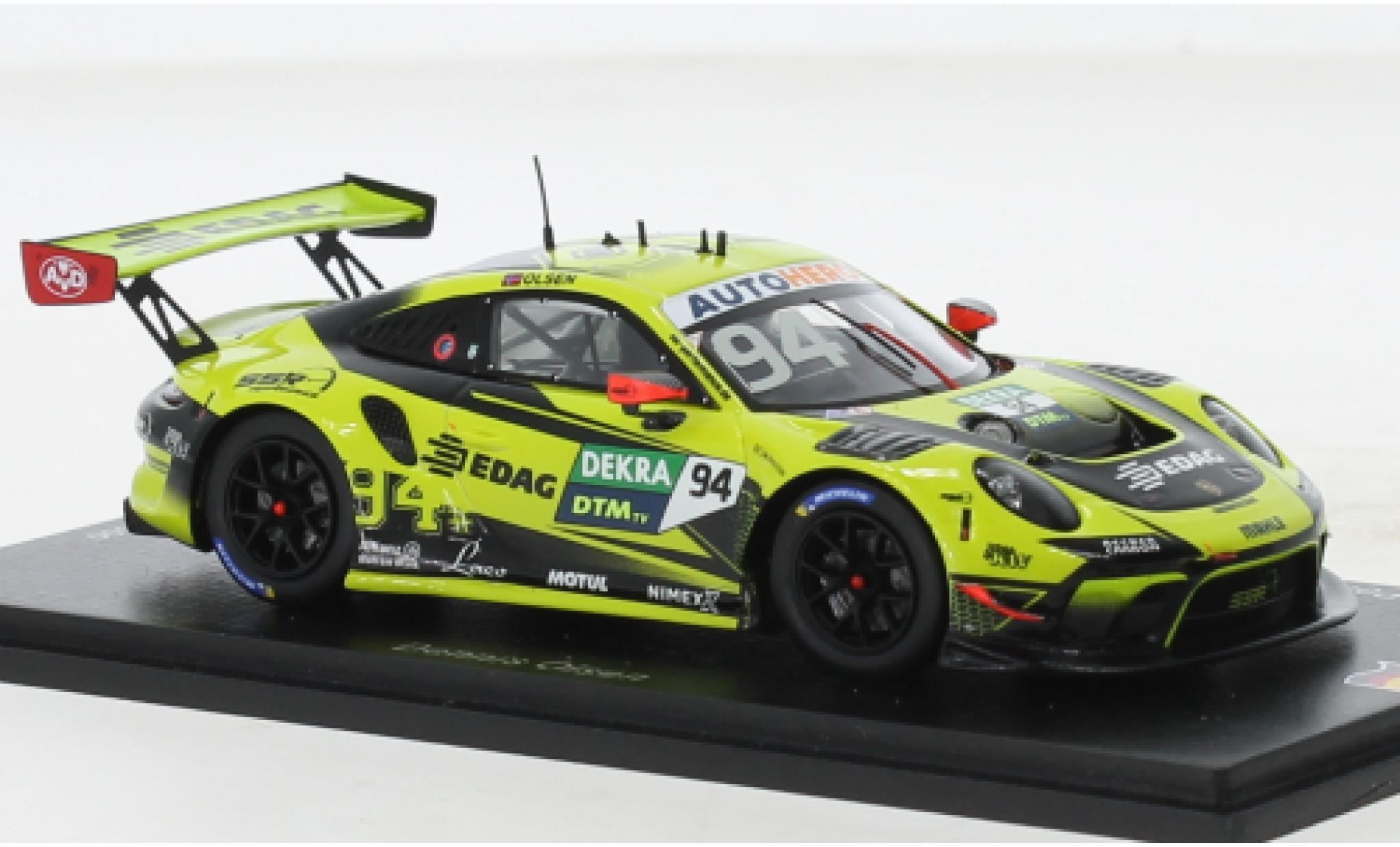 Porsche 991 GT3 R 1/43 Spark 911  No.94 SSR Performance DTM 2022 modellino in miniatura