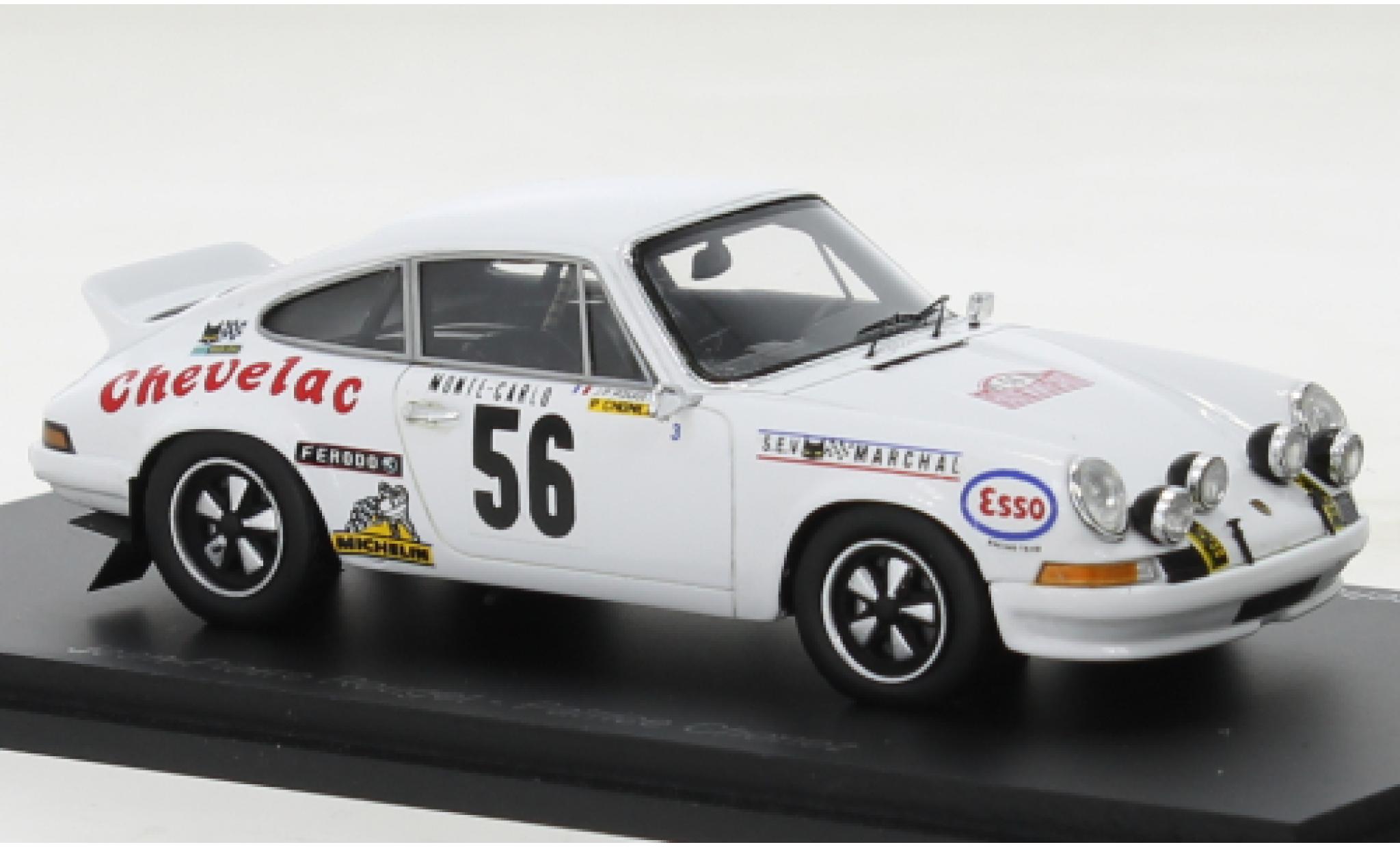 Porsche 930 RS 1/43 Spark 911 Carrera No.56 Rallye WM Rallye Monte Carlo 1975 modellino in miniatura
