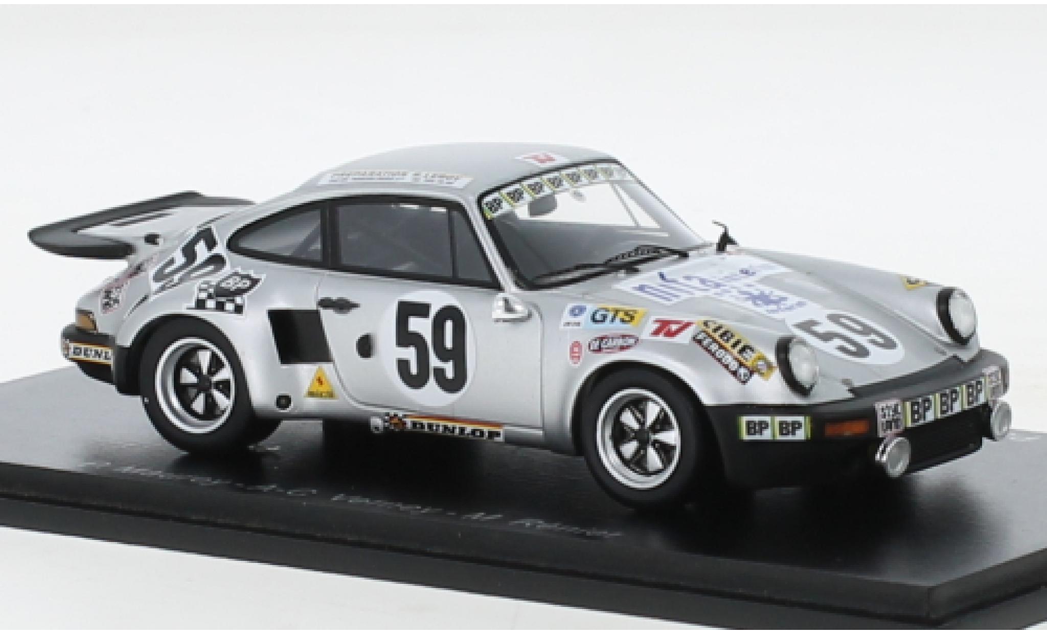 Porsche 930 RSR 1/43 Spark 911 Carrera No.59 24h Le Mans 1974 modellino in miniatura