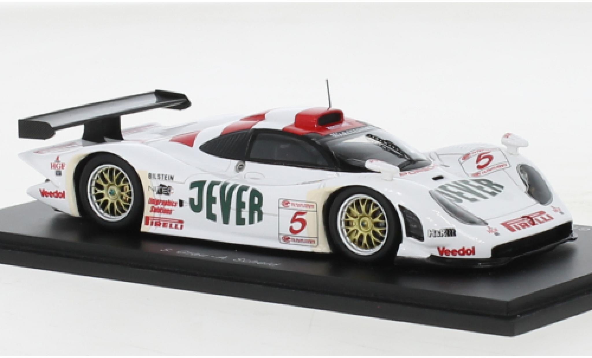 Porsche 996 GT1 1/43 Spark 911 -98 RHD No.5 Zakspeed Racing Jever FIA GT Championship Oschersleben 1998 modellino in miniatura
