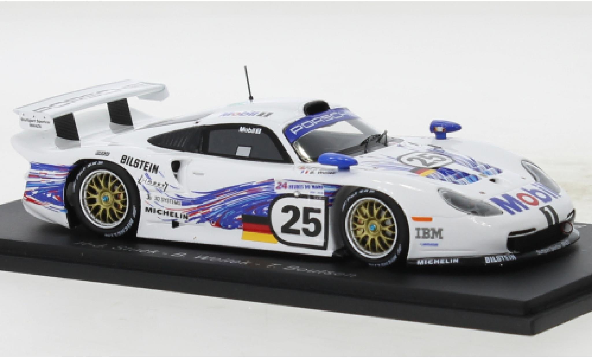 Porsche 996 GT1 1/43 Spark 911 No.25 AG 24h Le Mans 1997 modellino in miniatura