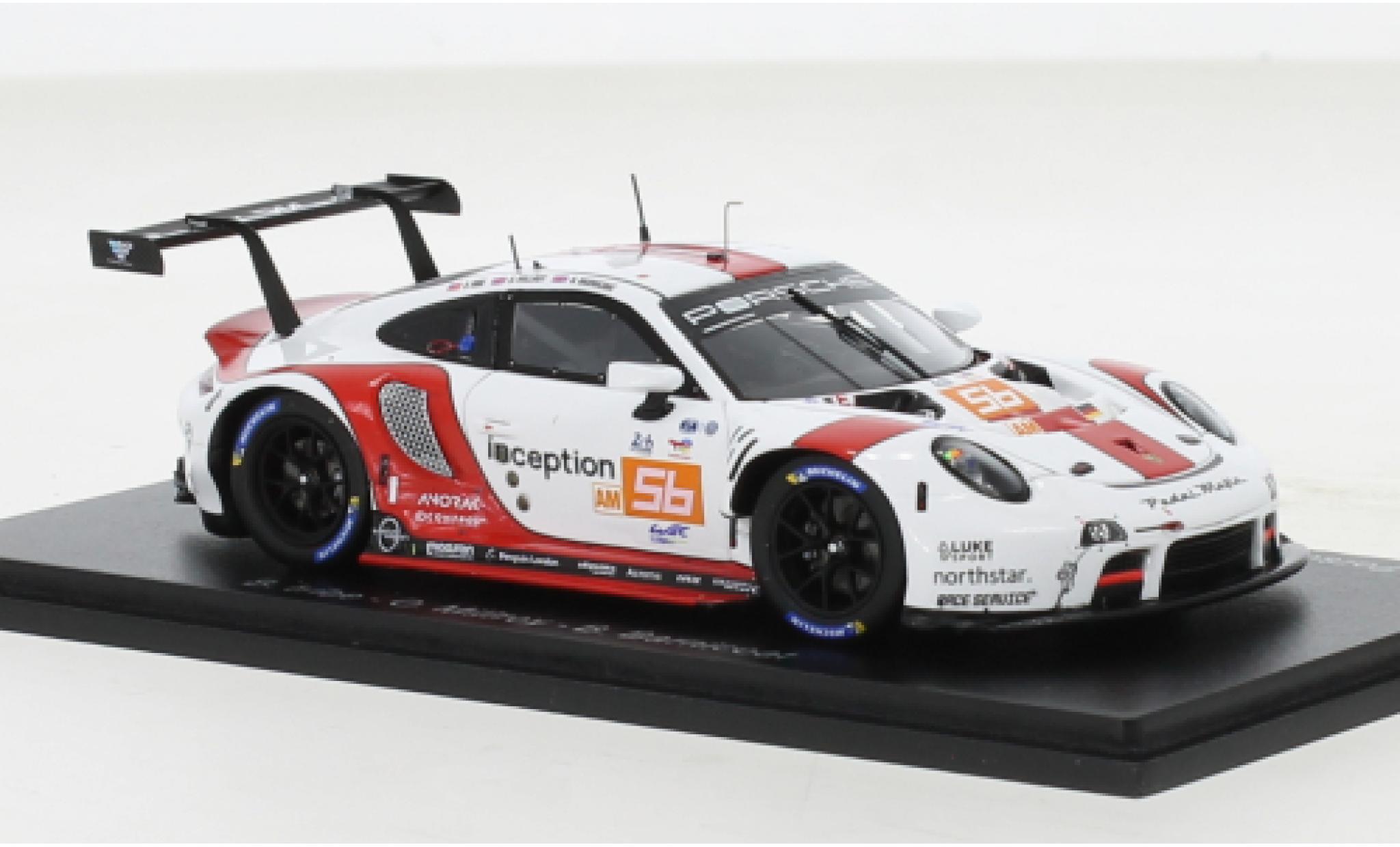 Porsche 911 1/43 Spark RSR-19 No.56 Team Project 1 24h Le Mans 2022 modellino in miniatura