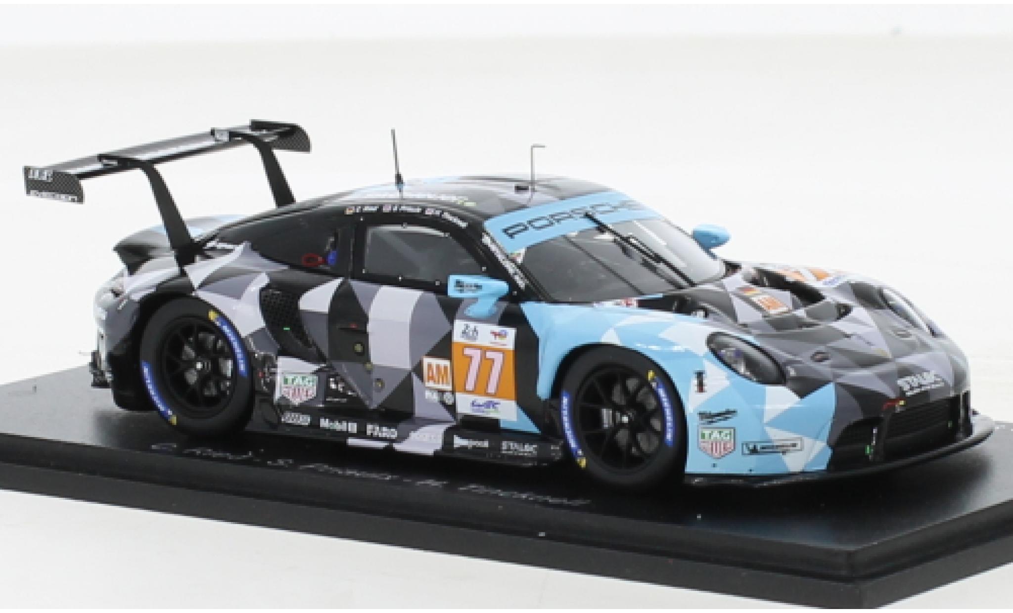 Porsche 911 1/43 Spark RSR-19 No.77 Dempsey-Prossoon Racing 24h Le Mans 2022 modellino in miniatura