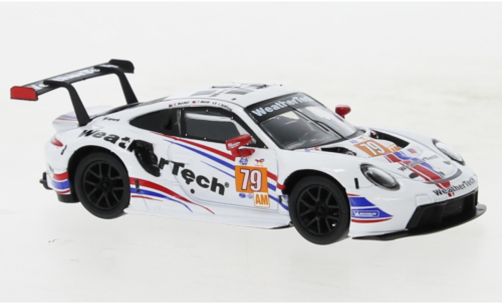 Porsche 911 1/43 Spark RSR-19 No.79 WeatherTech Racing 24h Le Mans 2022 modellino in miniatura