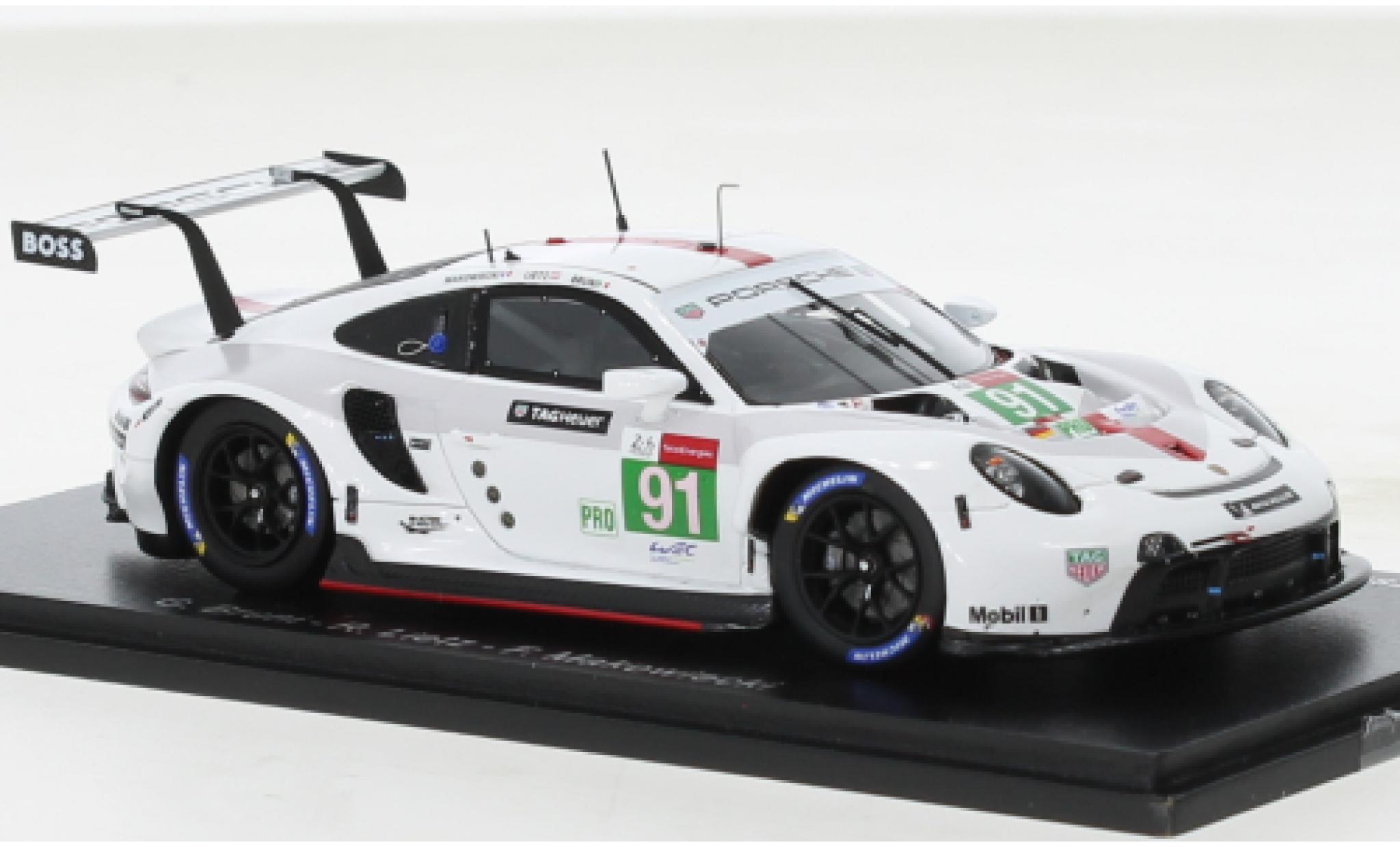 Porsche 911 1/43 Spark RSR-19 No.91 GT Team 24h Le Mans 2021 modellino in miniatura