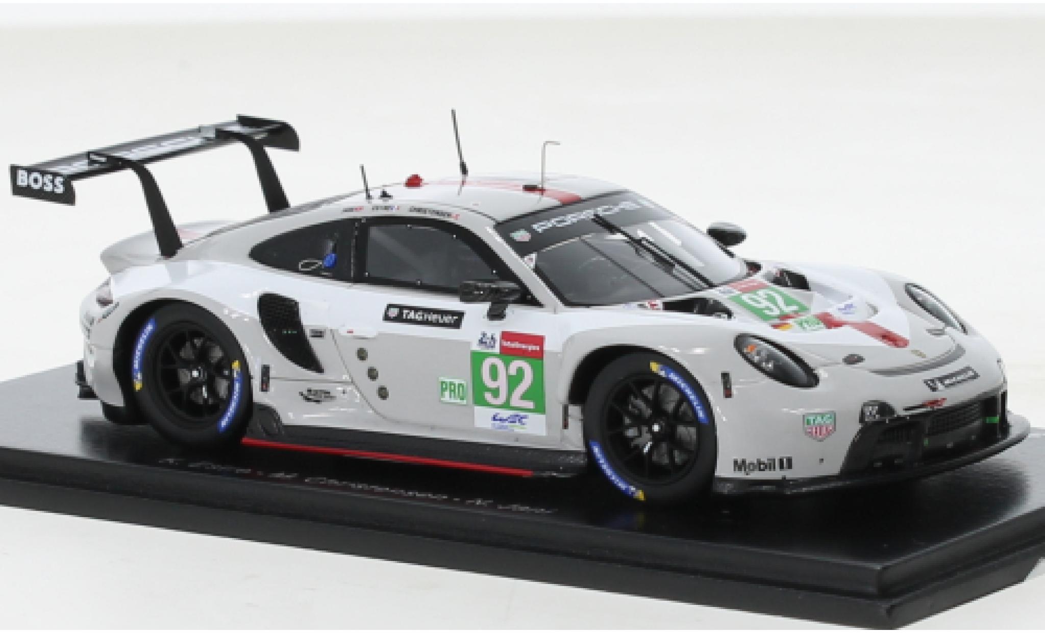 Porsche 911 1/43 Spark RSR-19 No.92 GT Team 24h Le Mans 2021 modellino in miniatura