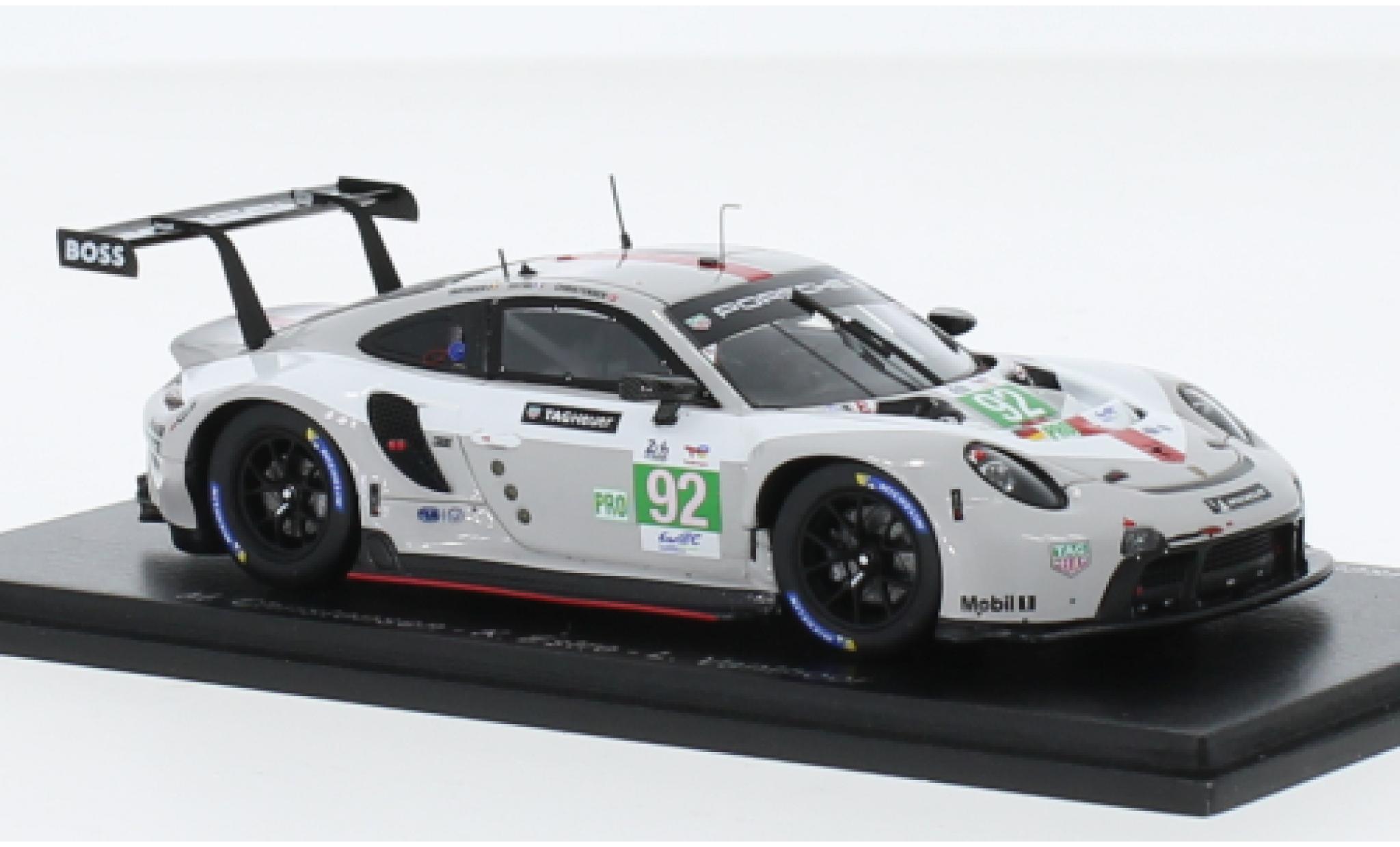 Porsche 911 1/43 Spark RSR-19 No.92 GT Team 24h Le Mans 2022 modellino in miniatura
