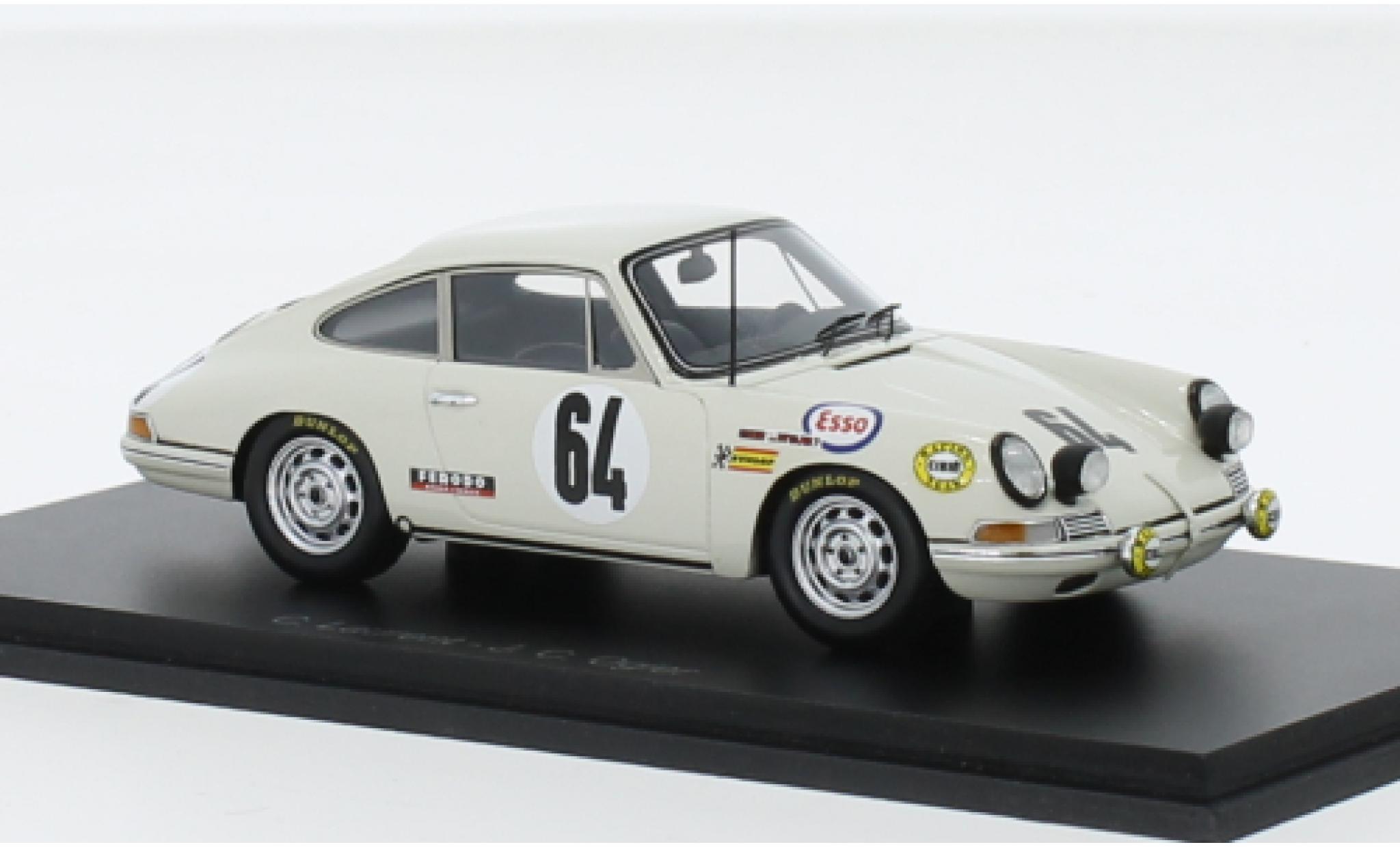 Porsche 911 1/43 Spark T No.64 24h Le Mans 1968 modellino in miniatura